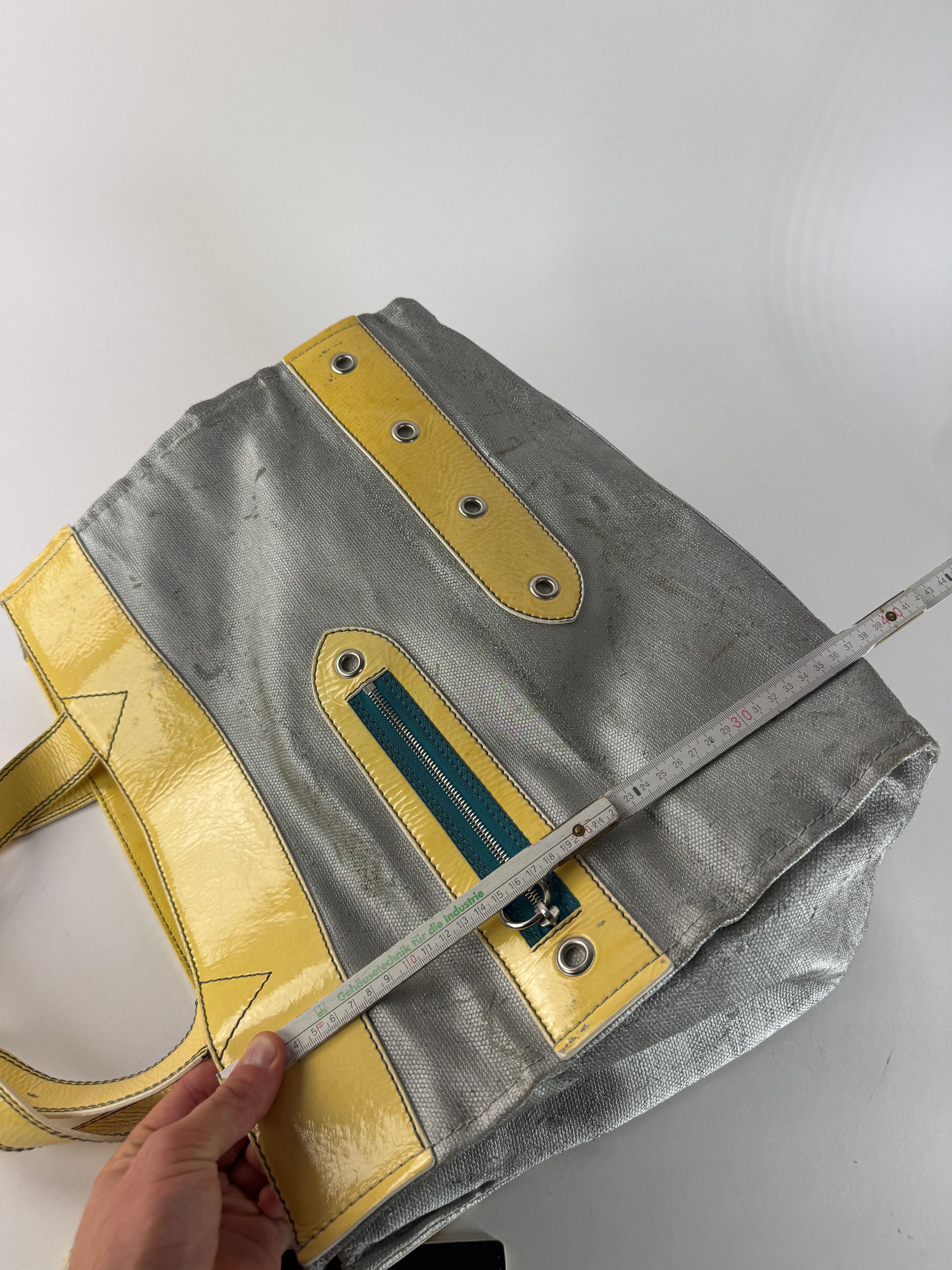 Chloe Vintage Big Tote Bag Silver Yellow white Size ONE SIZE - 13 Thumbnail