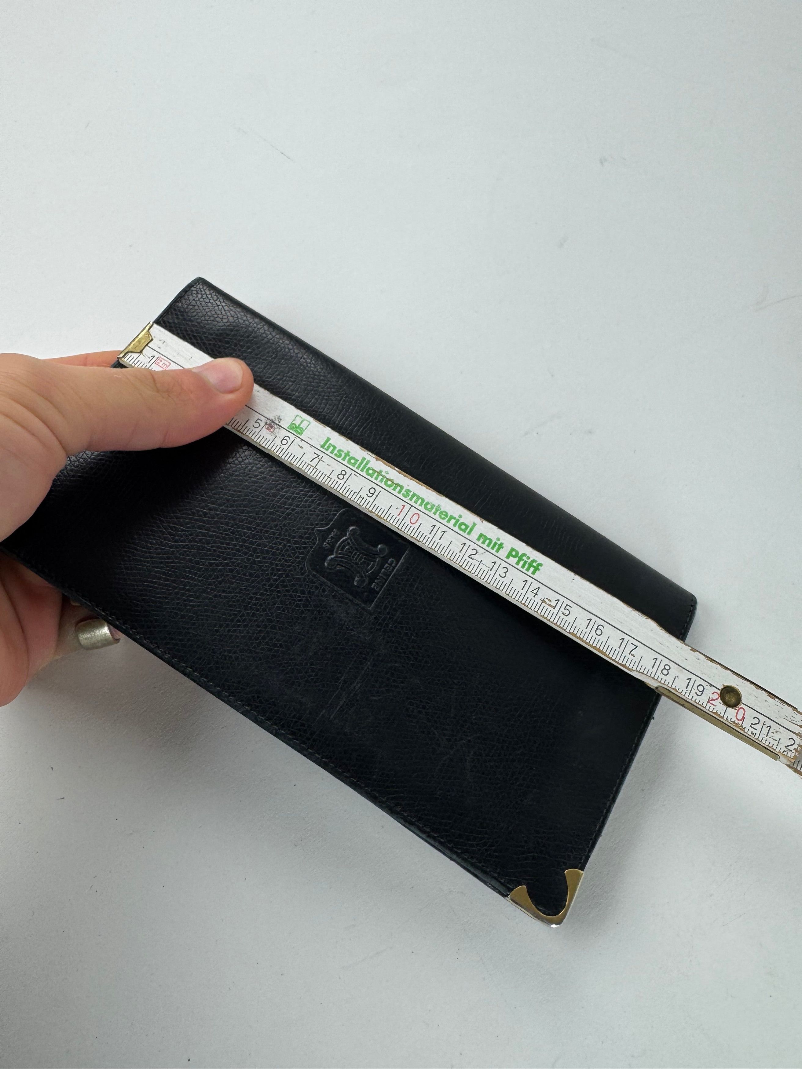 Celine Vintage Paris Snake Emblossed Leather Card Holder / ID Holde Size ONE SIZE - 7 Thumbnail