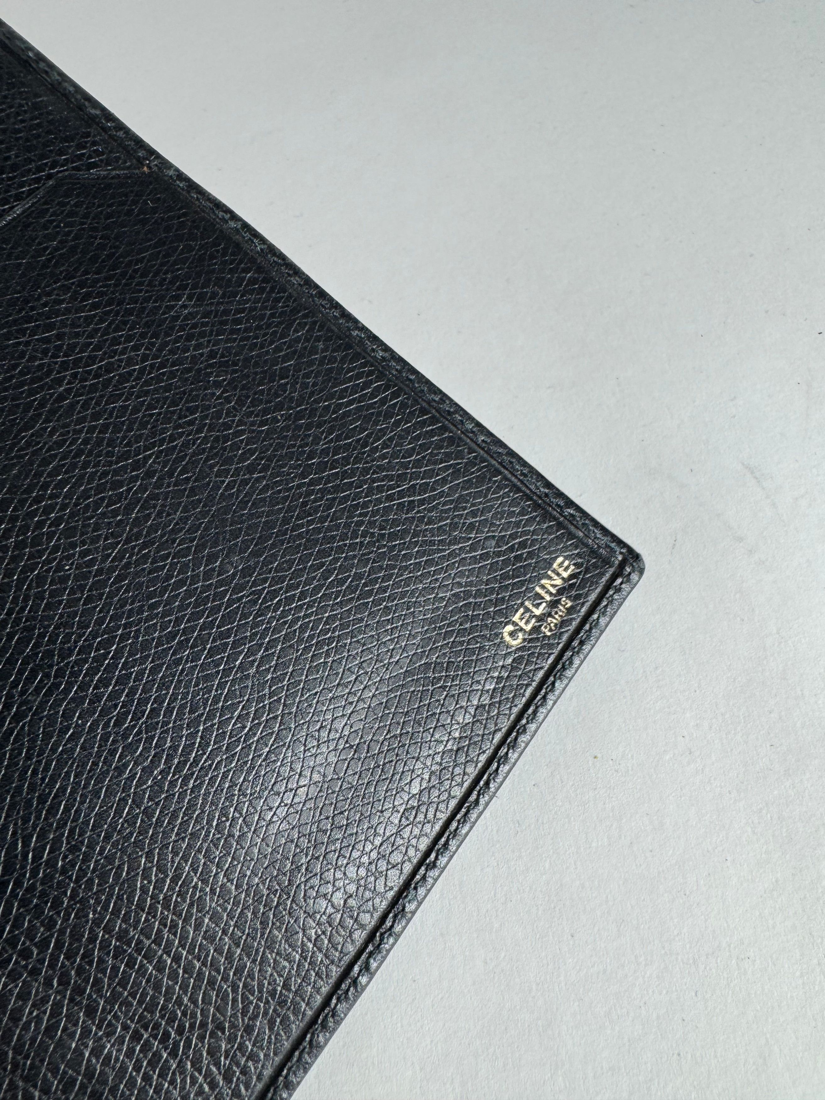 Celine Vintage Paris Snake Emblossed Leather Card Holder / ID Holde Size ONE SIZE - 5 Thumbnail