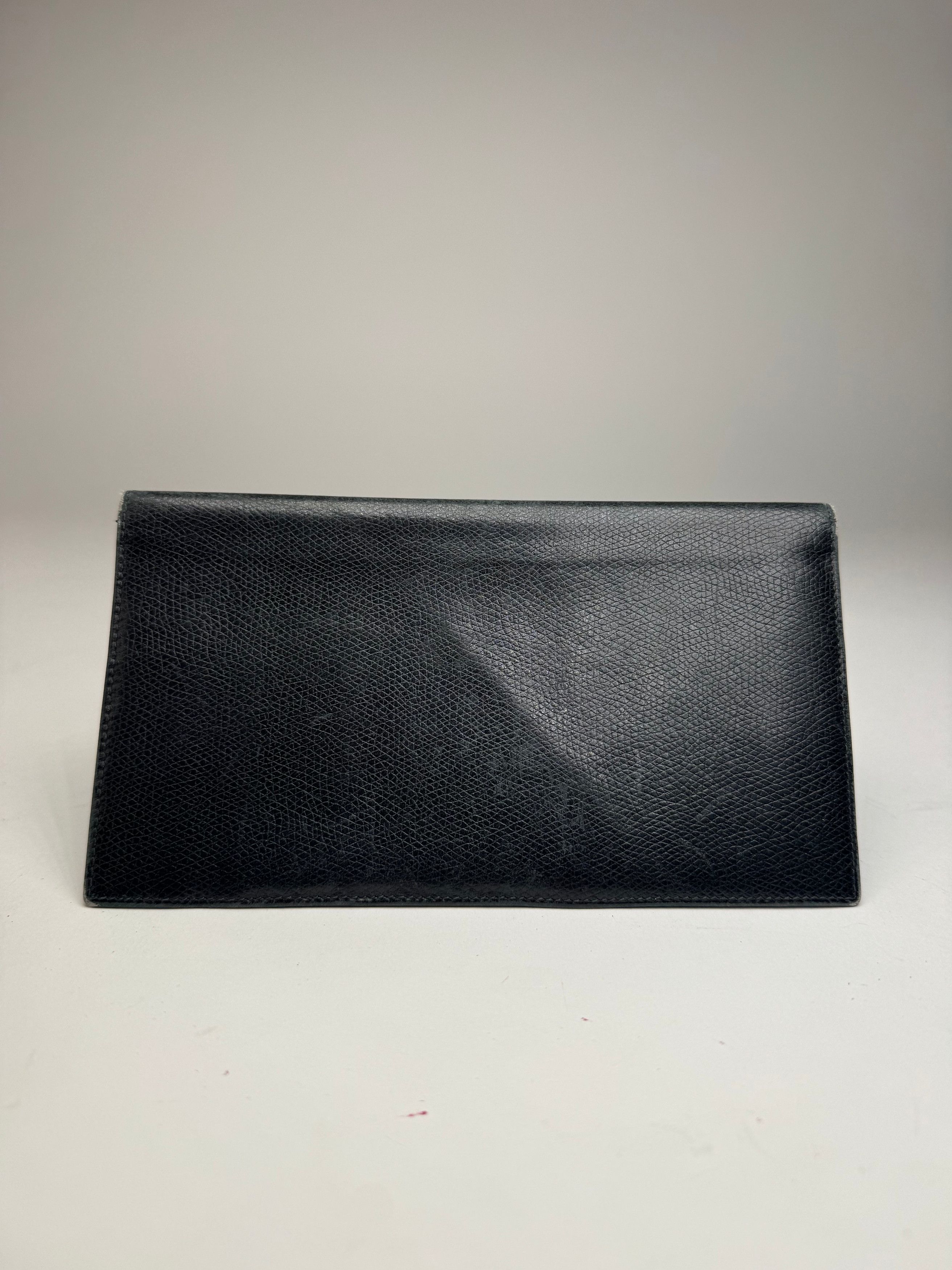 Celine Vintage Paris Snake Emblossed Leather Card Holder / ID Holde Size ONE SIZE - 3 Thumbnail