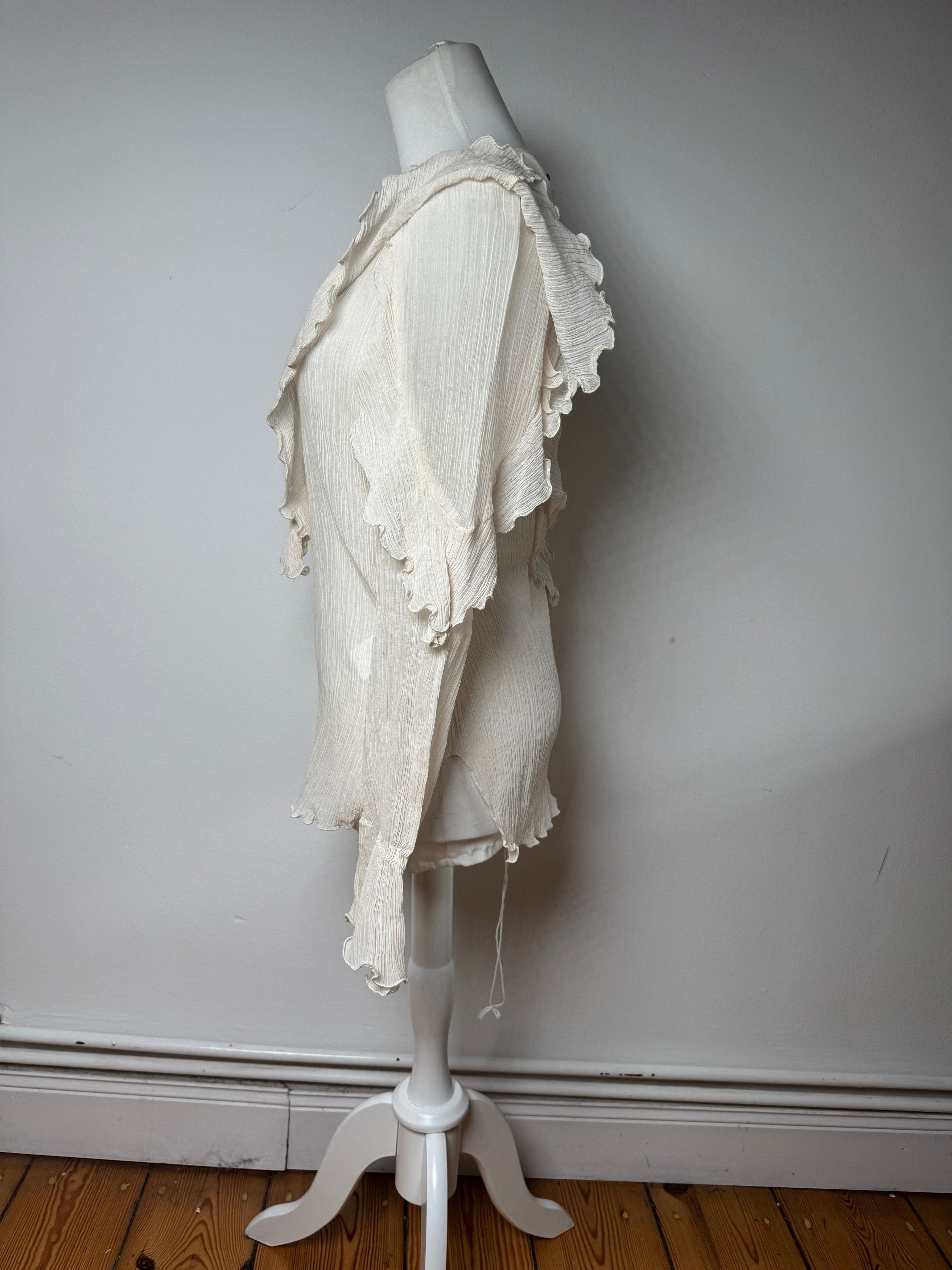 Chloe Vintage Silk Top White 36/S Size S / US 4 / IT 40 - 3 Thumbnail