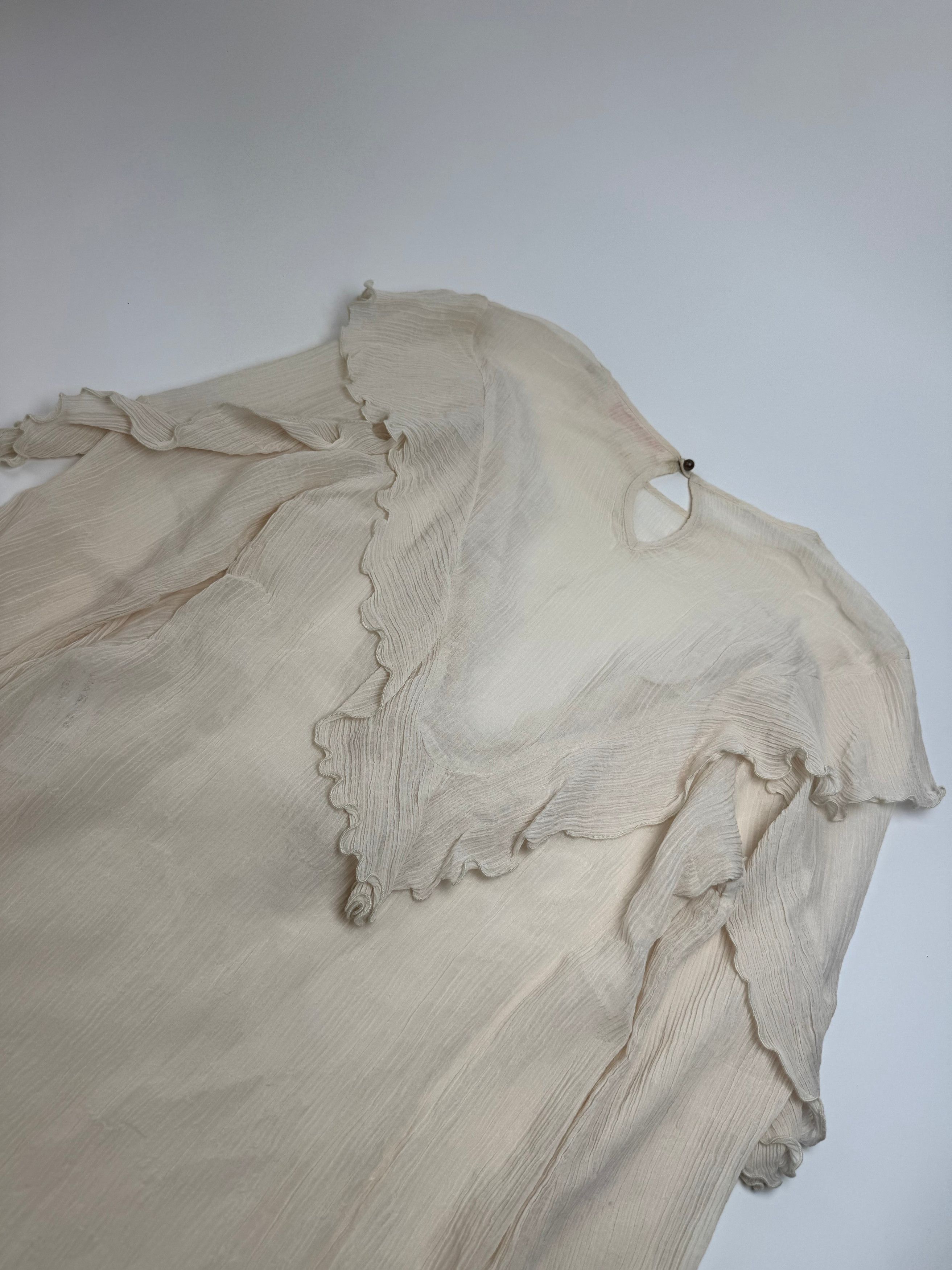 Chloe Vintage Silk Top White 36/S Size S / US 4 / IT 40 - 13 Thumbnail