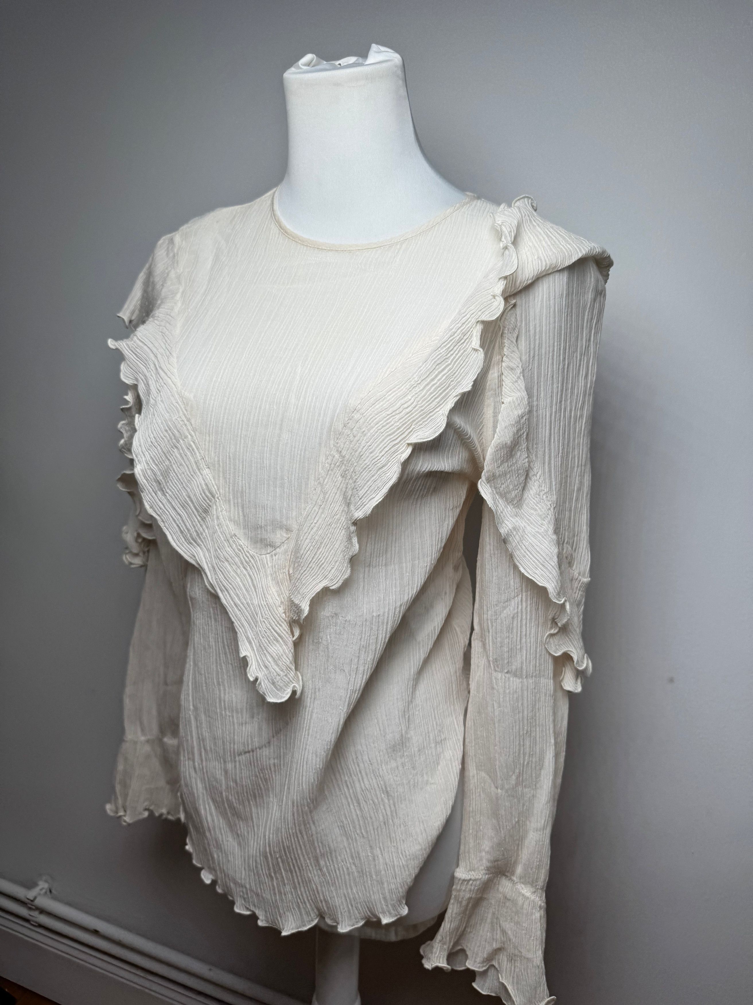 Chloe Vintage Silk Top White 36/S Size S / US 4 / IT 40 - 14 Thumbnail