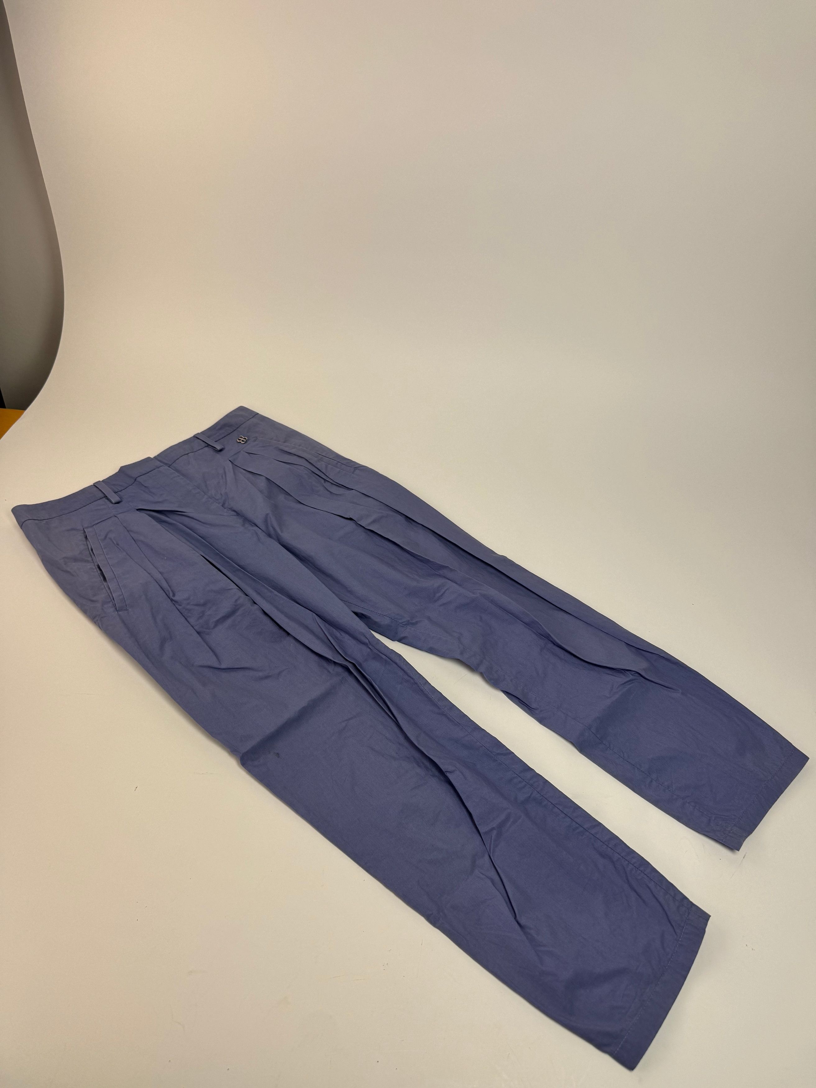 Balenciaga Vintage Pants Blue XS Size 24" / US 00 / IT 34 - 5 Thumbnail