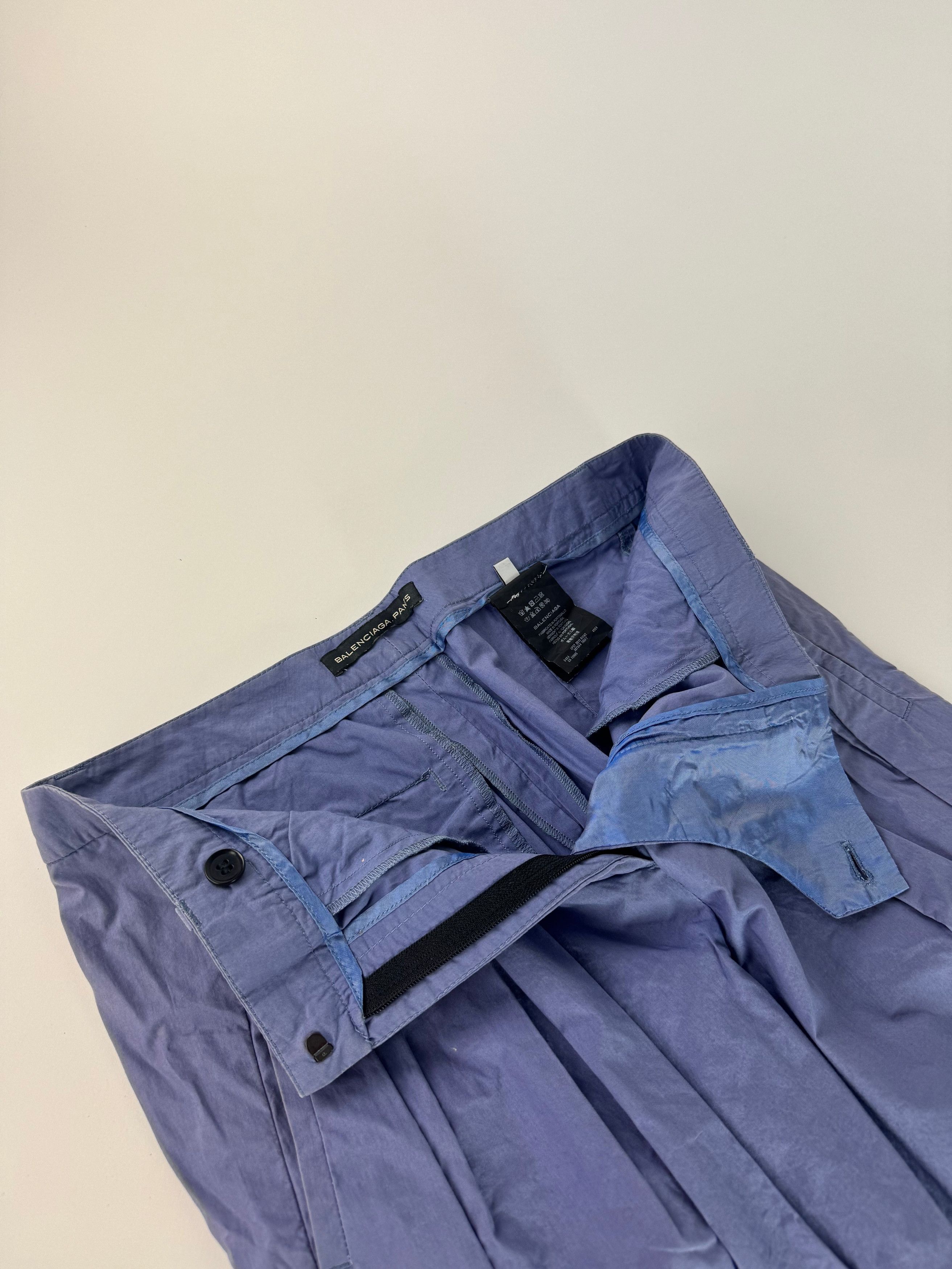 Balenciaga Vintage Pants Blue XS Size 24" / US 00 / IT 34 - 6 Thumbnail