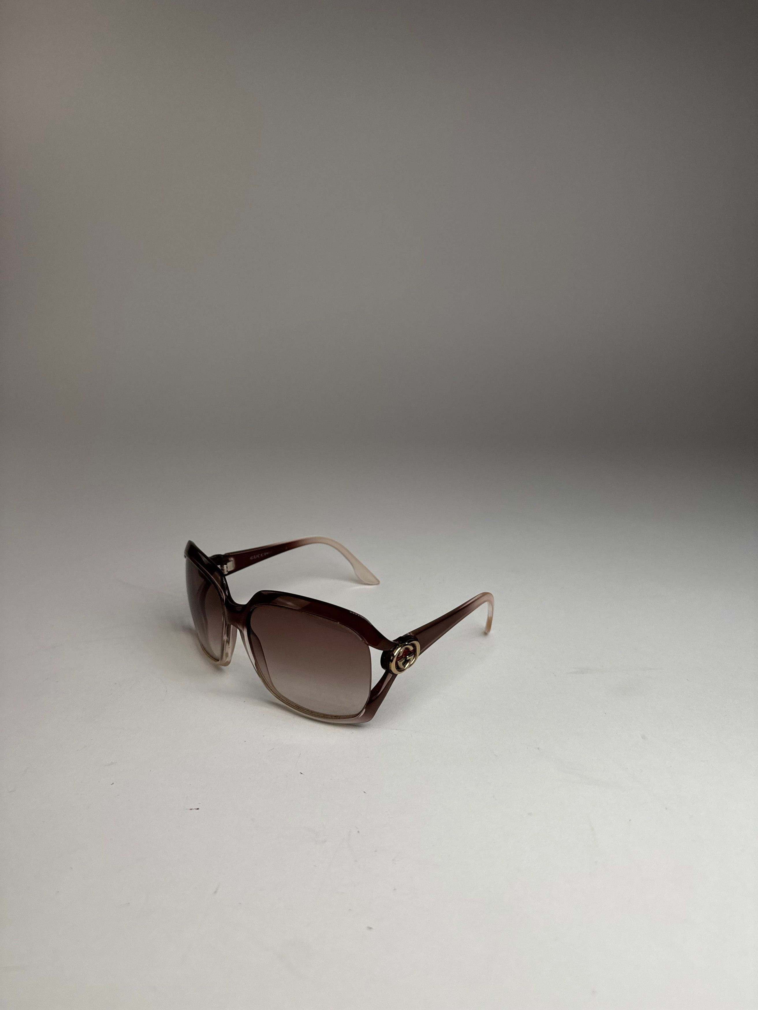 Gucci Vintage Overd Sunglasses Black Beige Size ONE SIZE - 13 Thumbnail