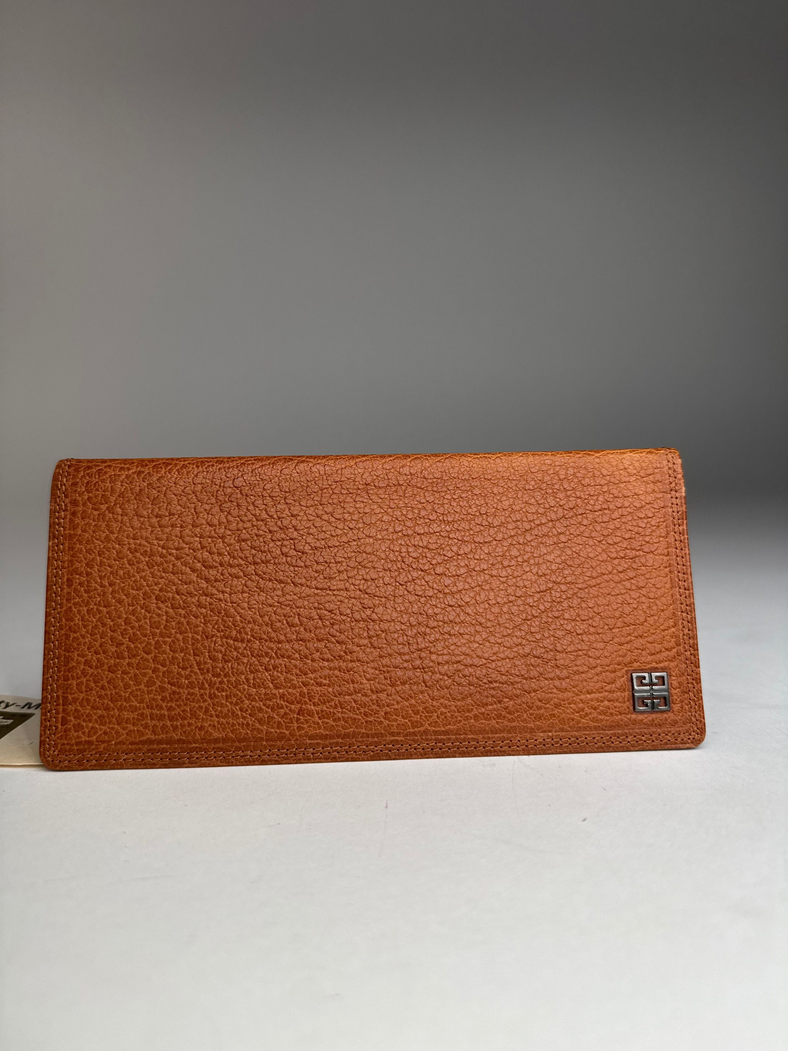 Vintage Leather Card Holder ID Holder Brown