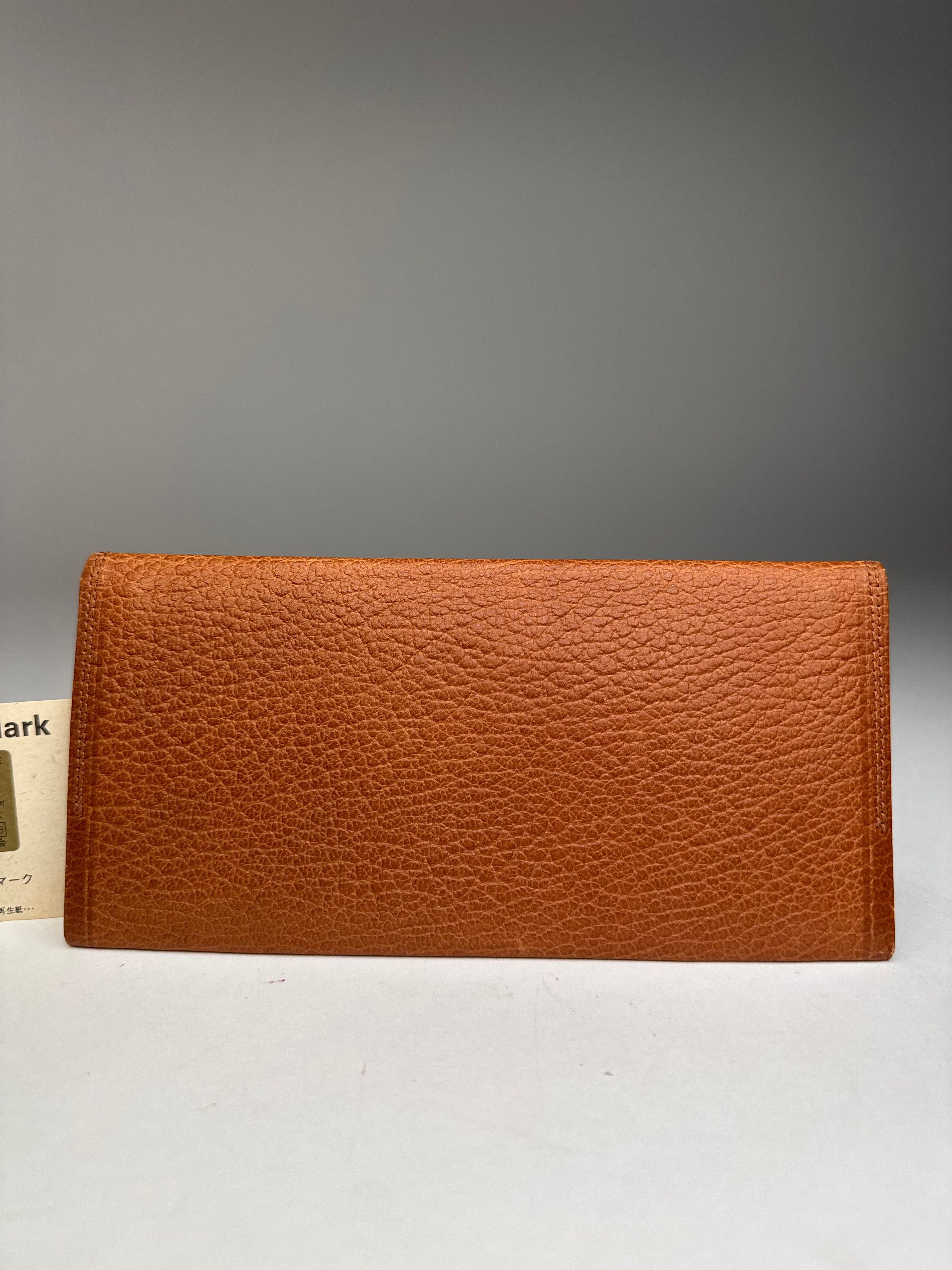 Vintage Leather Card Holder ID Holder Brown