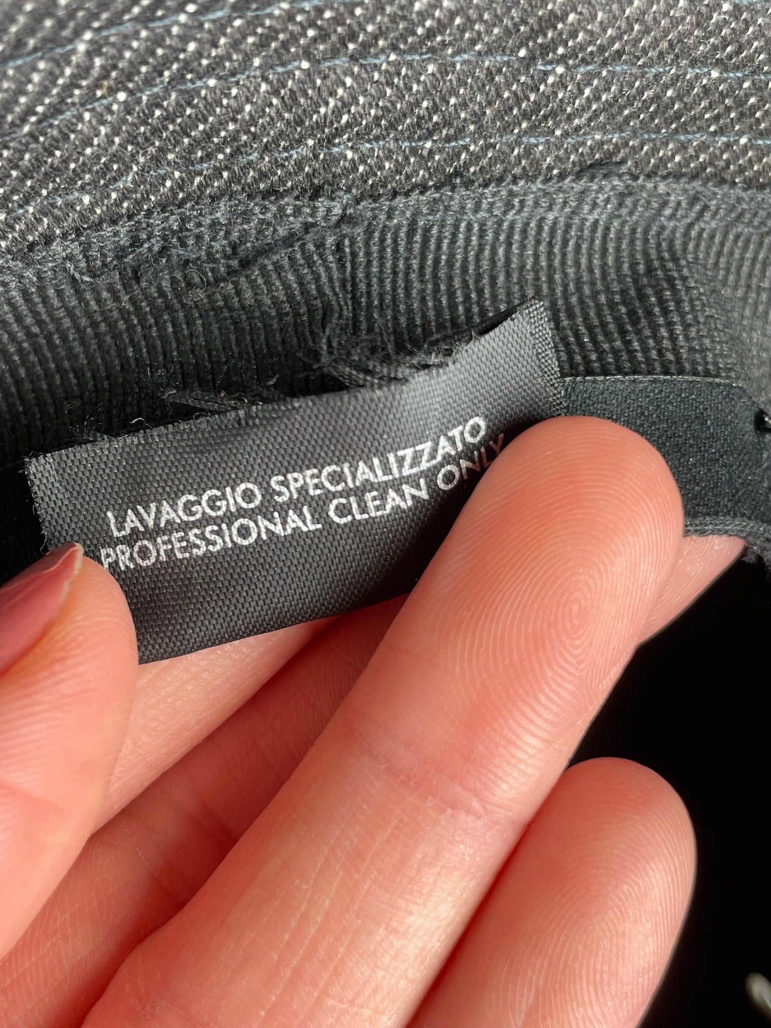 Gucci Vintage Polyester & Leather Bucket Hat Black Size ONE SIZE - 7 Thumbnail