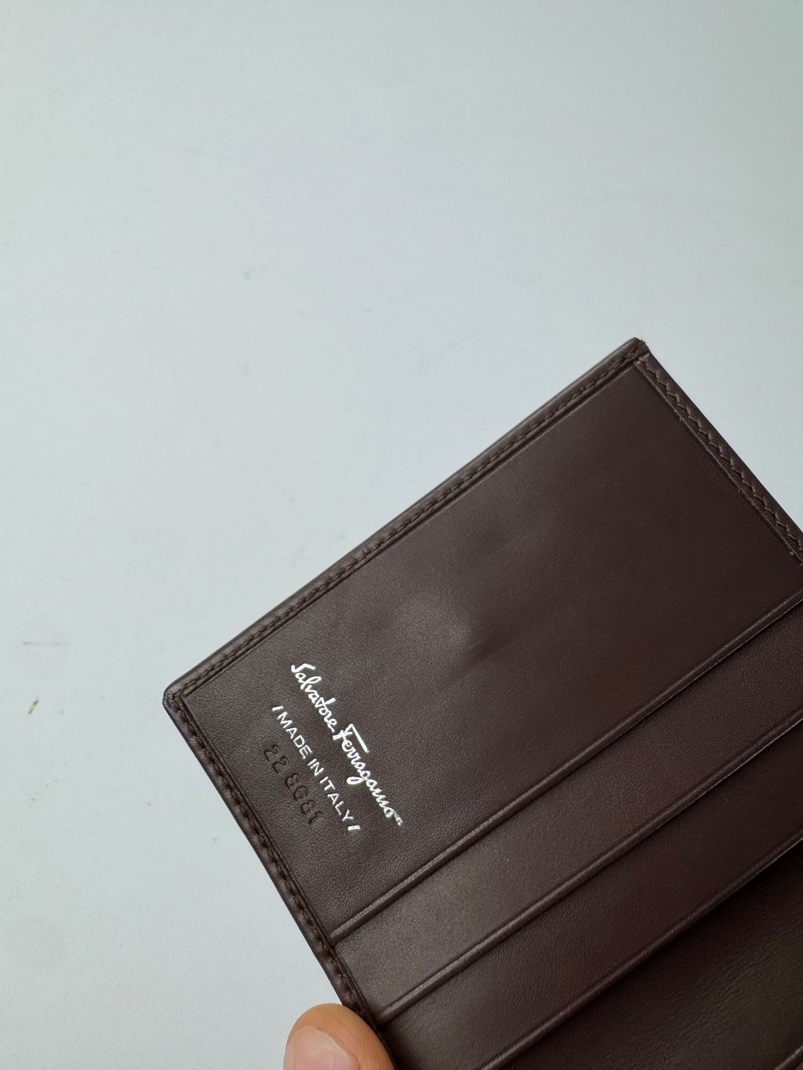 Salvatore Ferragamo Vintage Leather wallet brown Size ONE SIZE - 4 Thumbnail