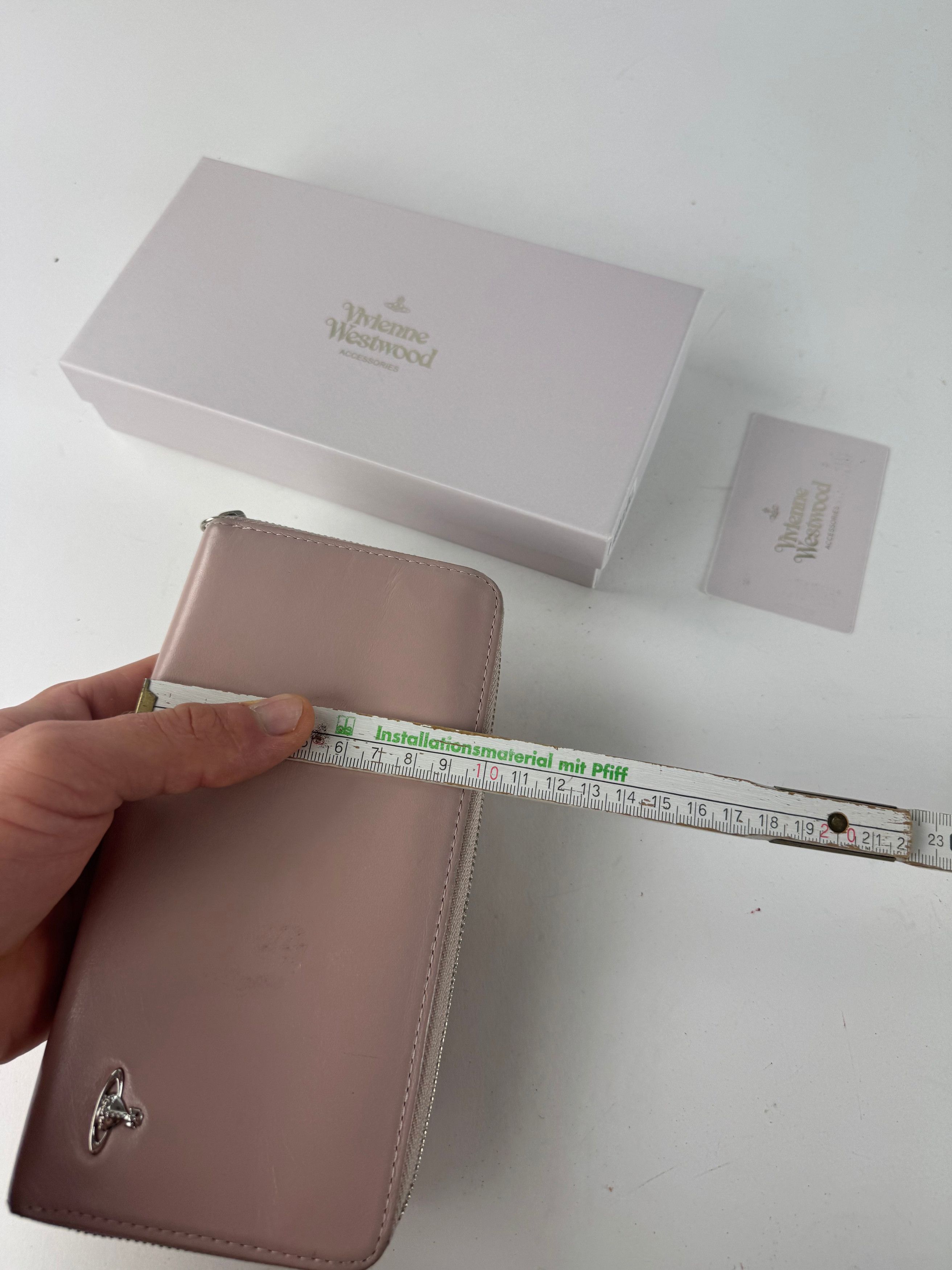 Vivienne Westwood Vintage Zippy Leather Wallet Pink Size ONE SIZE - 8 Thumbnail