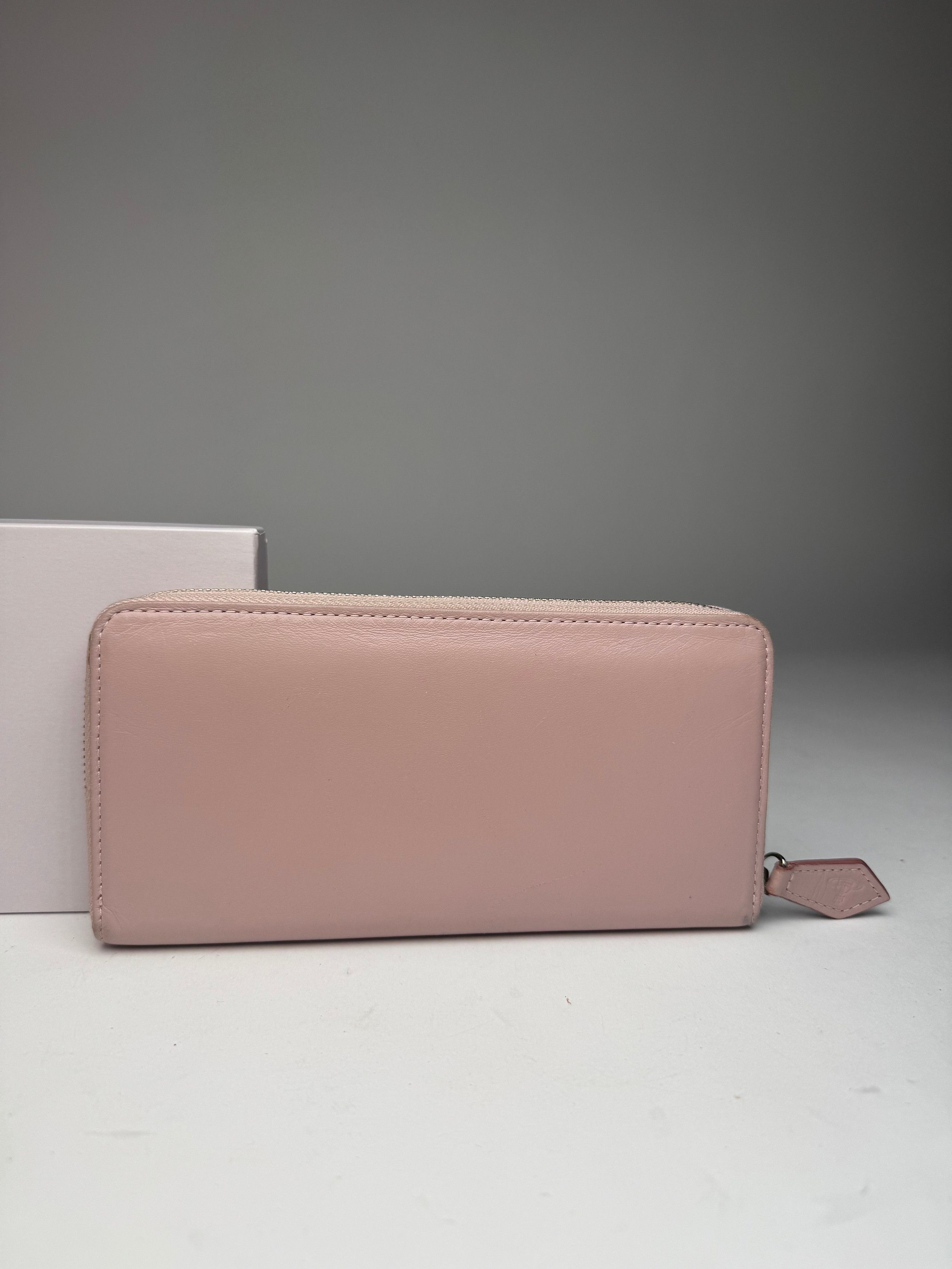 Vivienne Westwood Vintage Zippy Leather Wallet Pink Size ONE SIZE - 10 Thumbnail