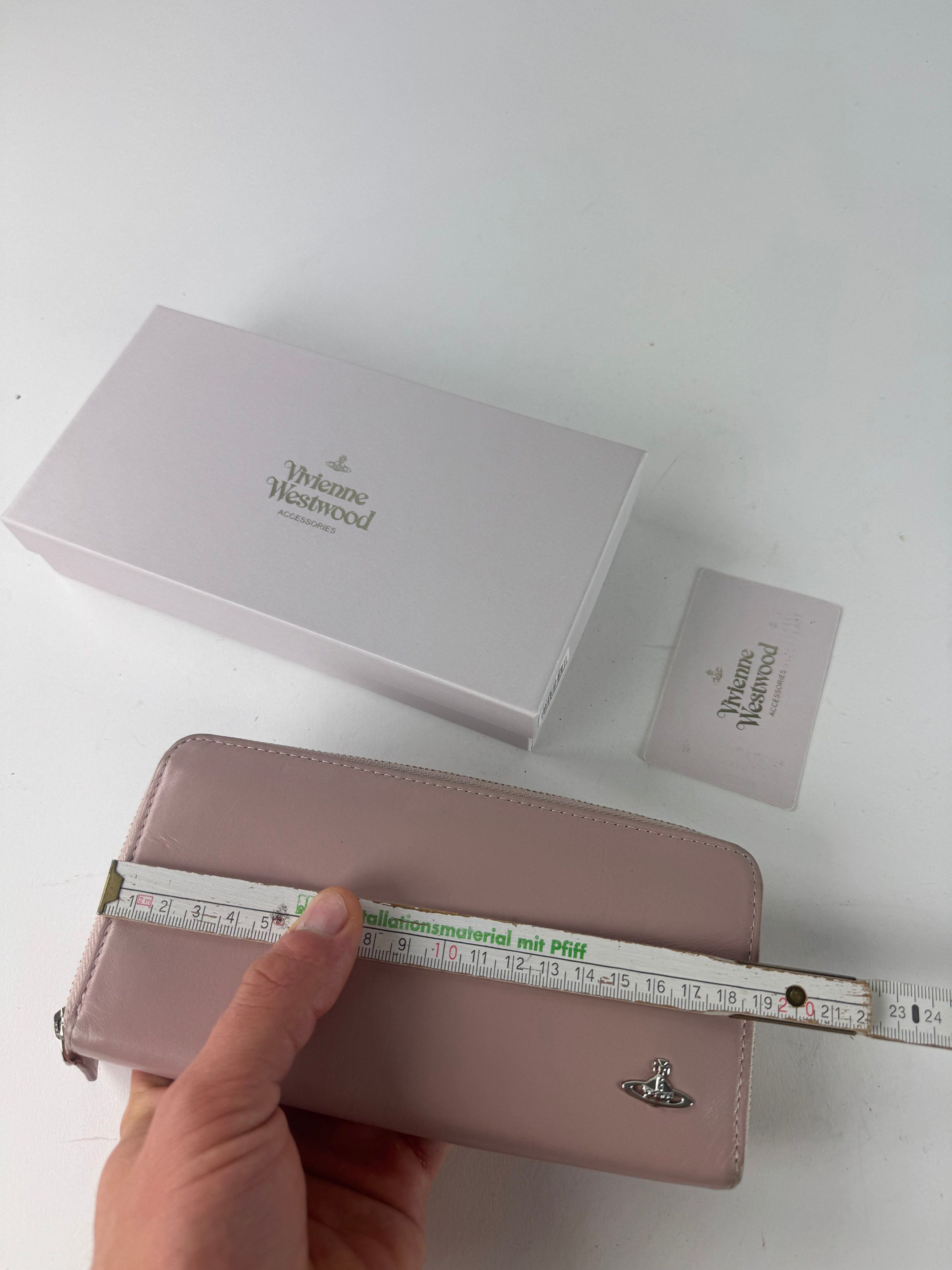 Vivienne Westwood Vintage Zippy Leather Wallet Pink Size ONE SIZE - 7 Thumbnail