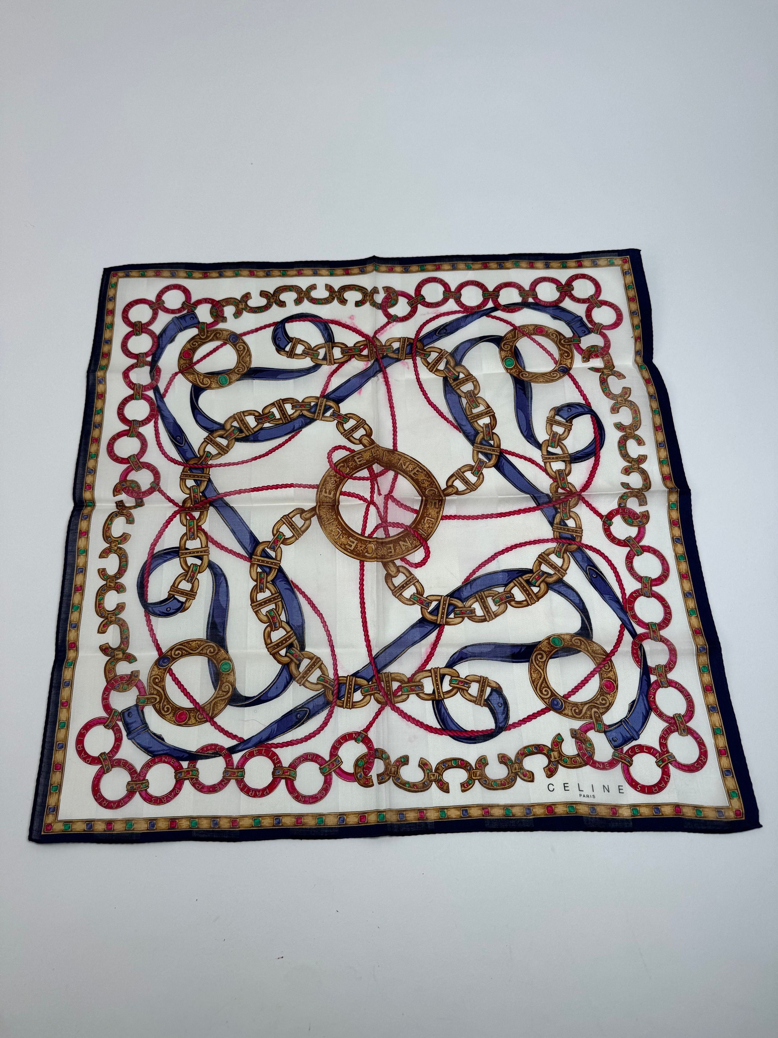 Celine Vintage Scarf baroque Size ONE SIZE - 9 Thumbnail