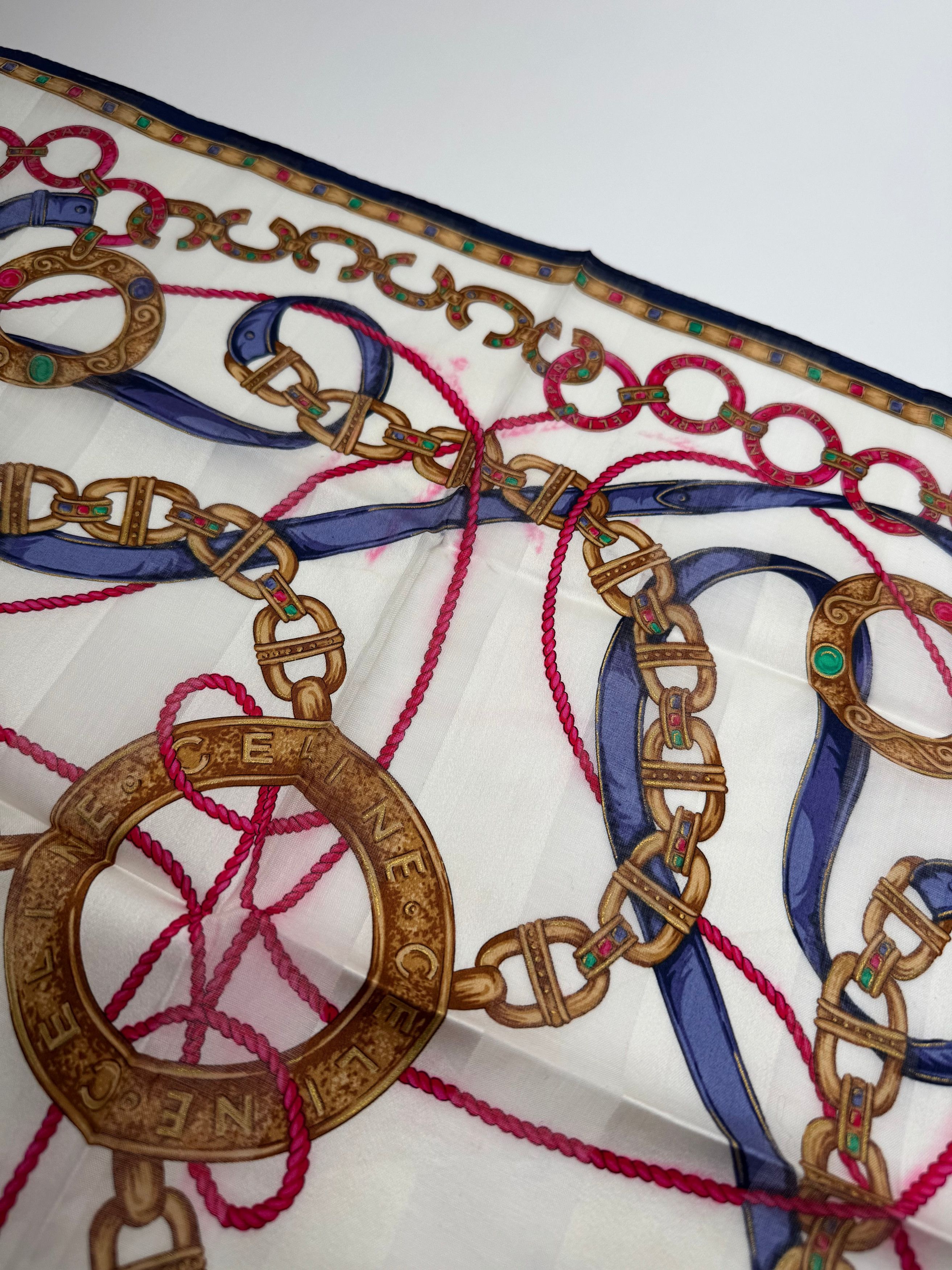 Celine Vintage Scarf baroque Size ONE SIZE - 3 Thumbnail