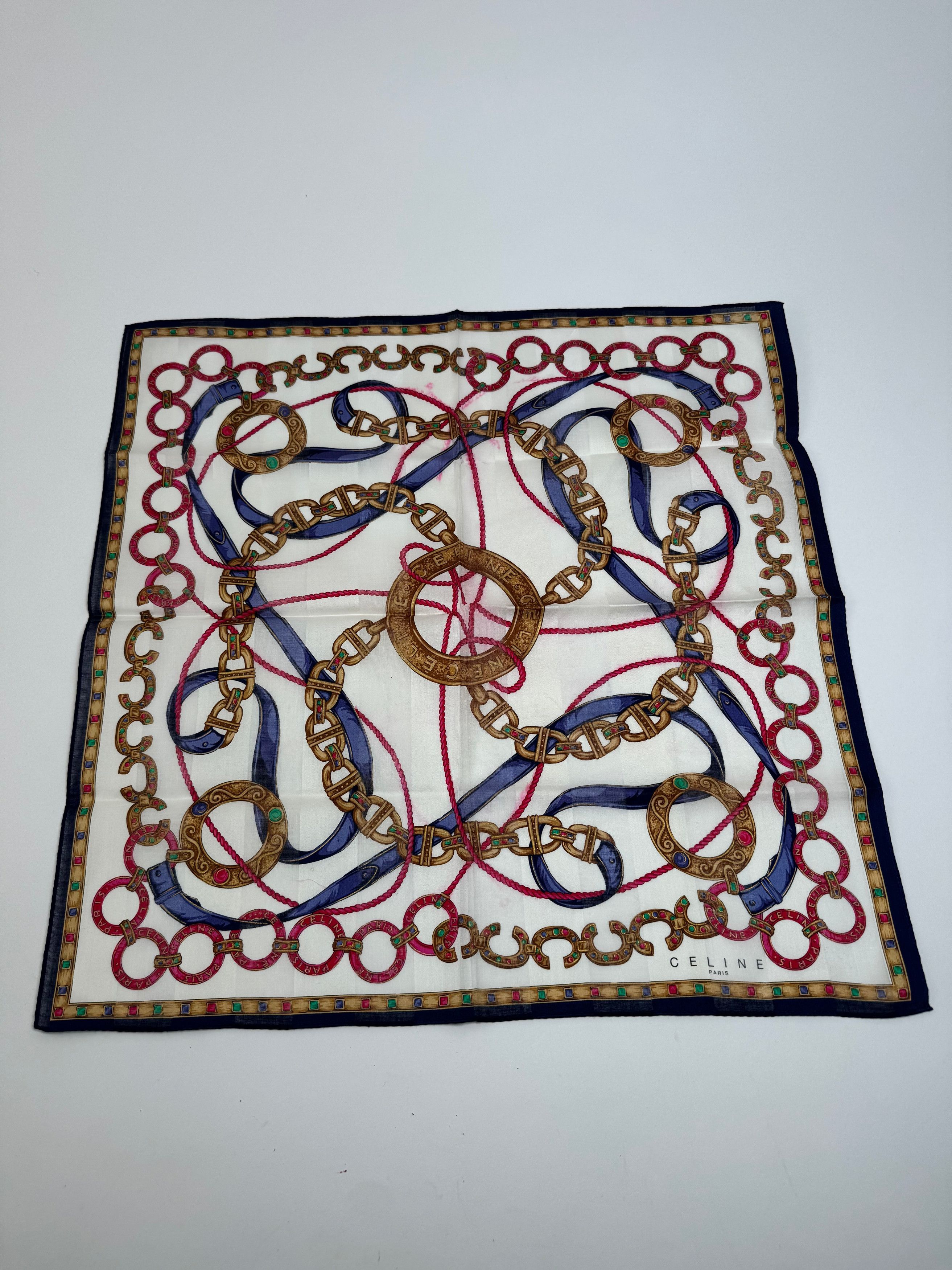 Celine Vintage Scarf baroque Size ONE SIZE - 4 Thumbnail
