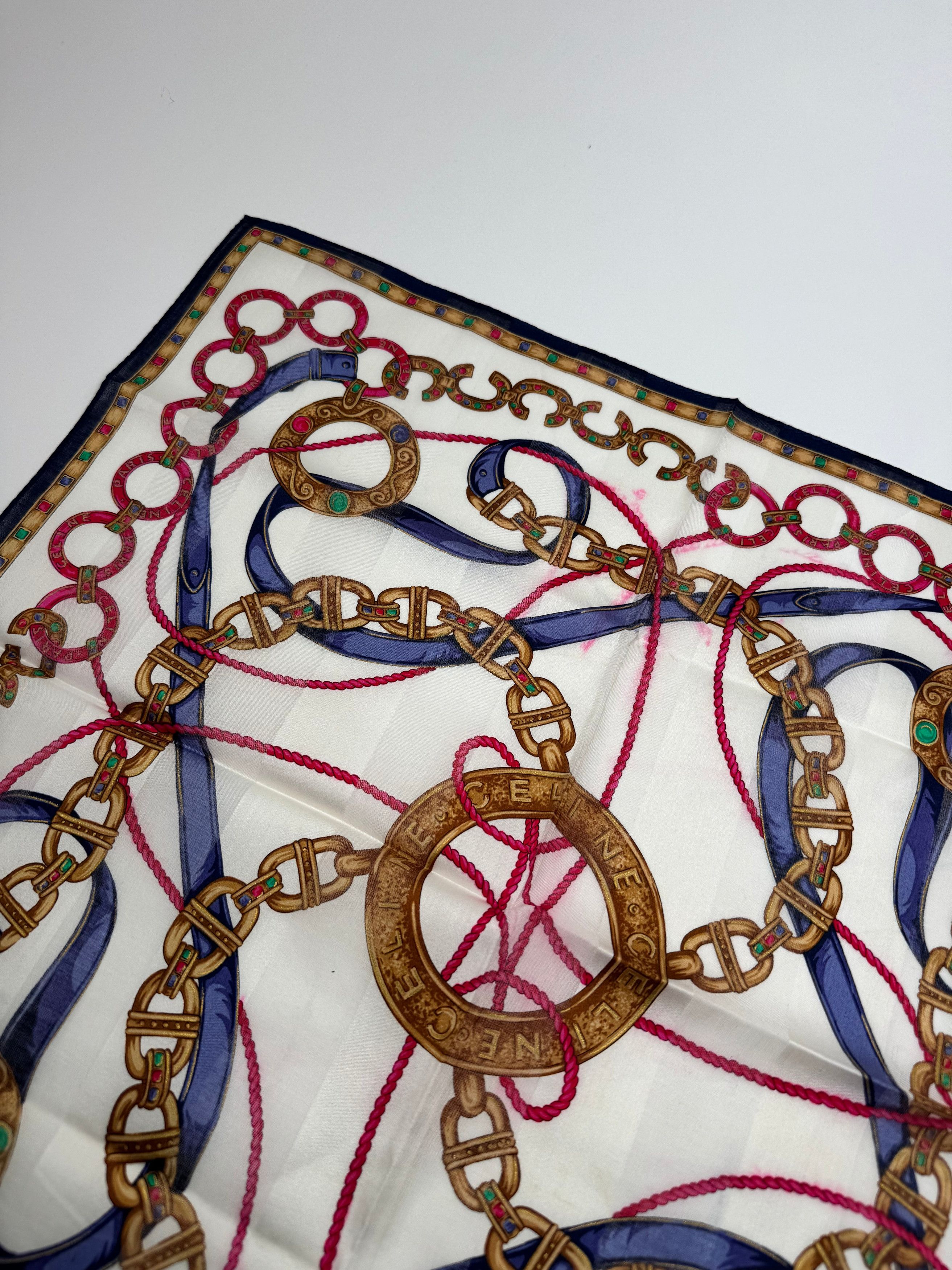 Celine Vintage Scarf baroque Size ONE SIZE - 6 Thumbnail