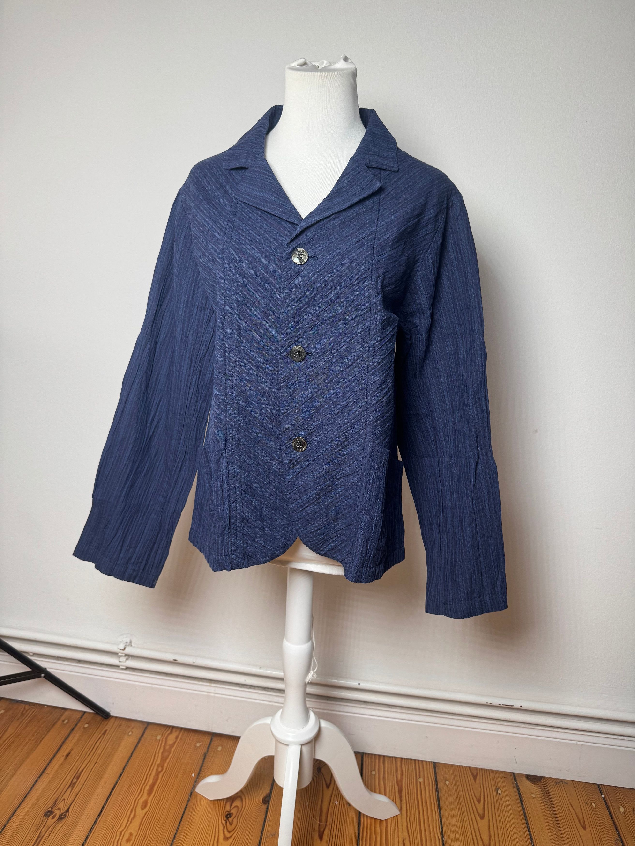 Issey Miyake Vintage Mini Coat Navy M Size M / US 6-8 / IT 42-44 - 10 Thumbnail