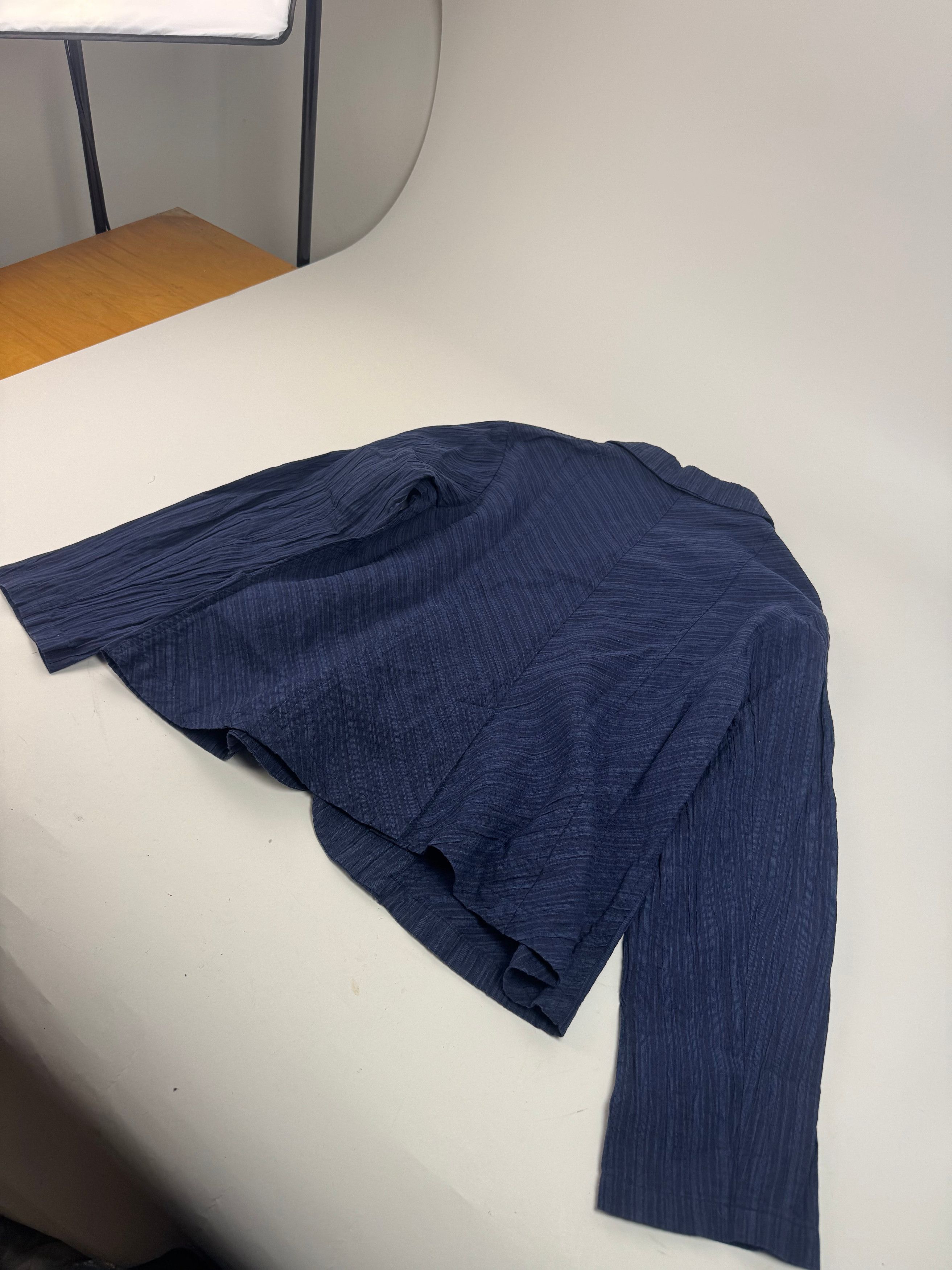 Issey Miyake Vintage Mini Coat Navy M Size M / US 6-8 / IT 42-44 - 8 Thumbnail