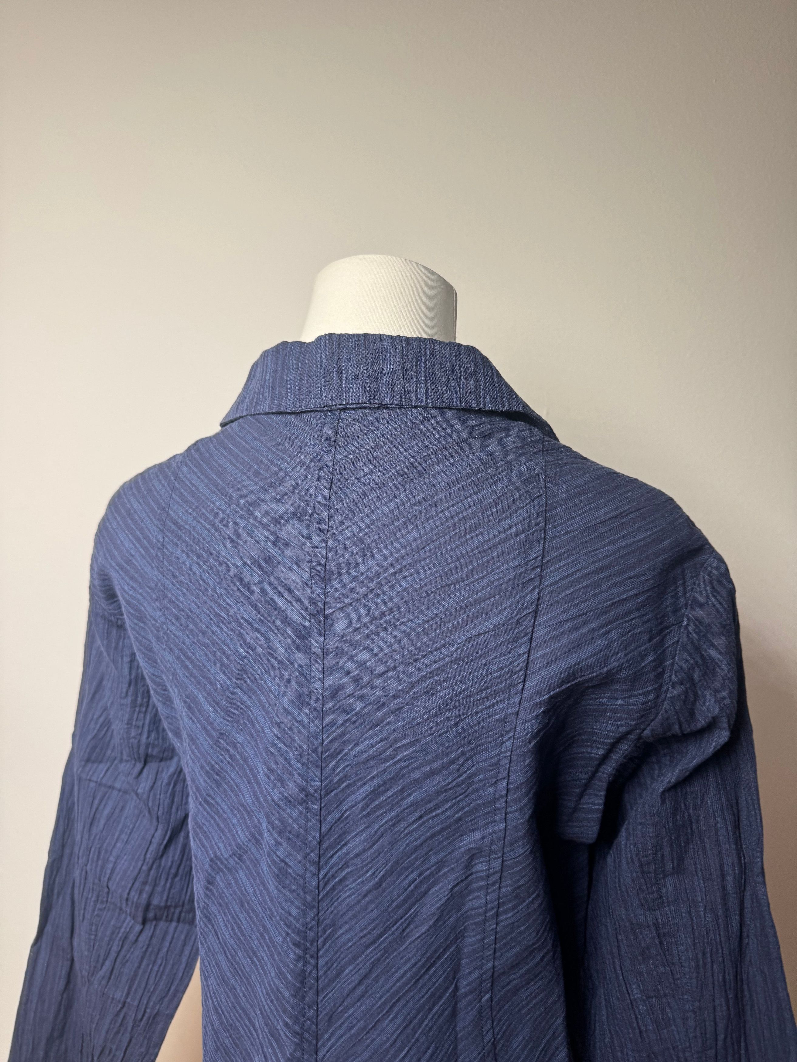 Issey Miyake Vintage Mini Coat Navy M Size M / US 6-8 / IT 42-44 - 12 Thumbnail