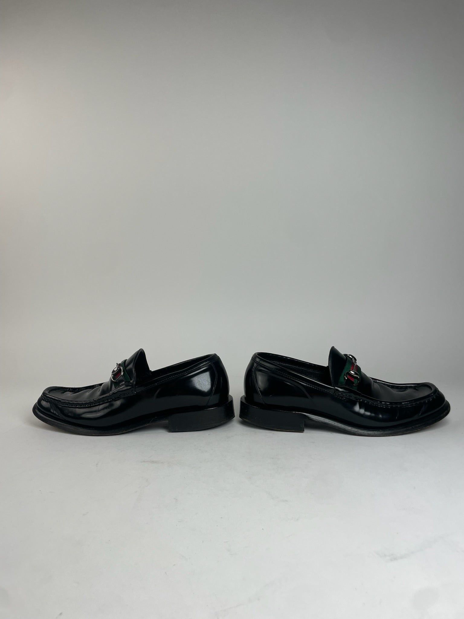 Gucci Vintage Mens Patent Leather Horsebit Loafer EU41 Size US 8 / EU 41 - 6 Thumbnail