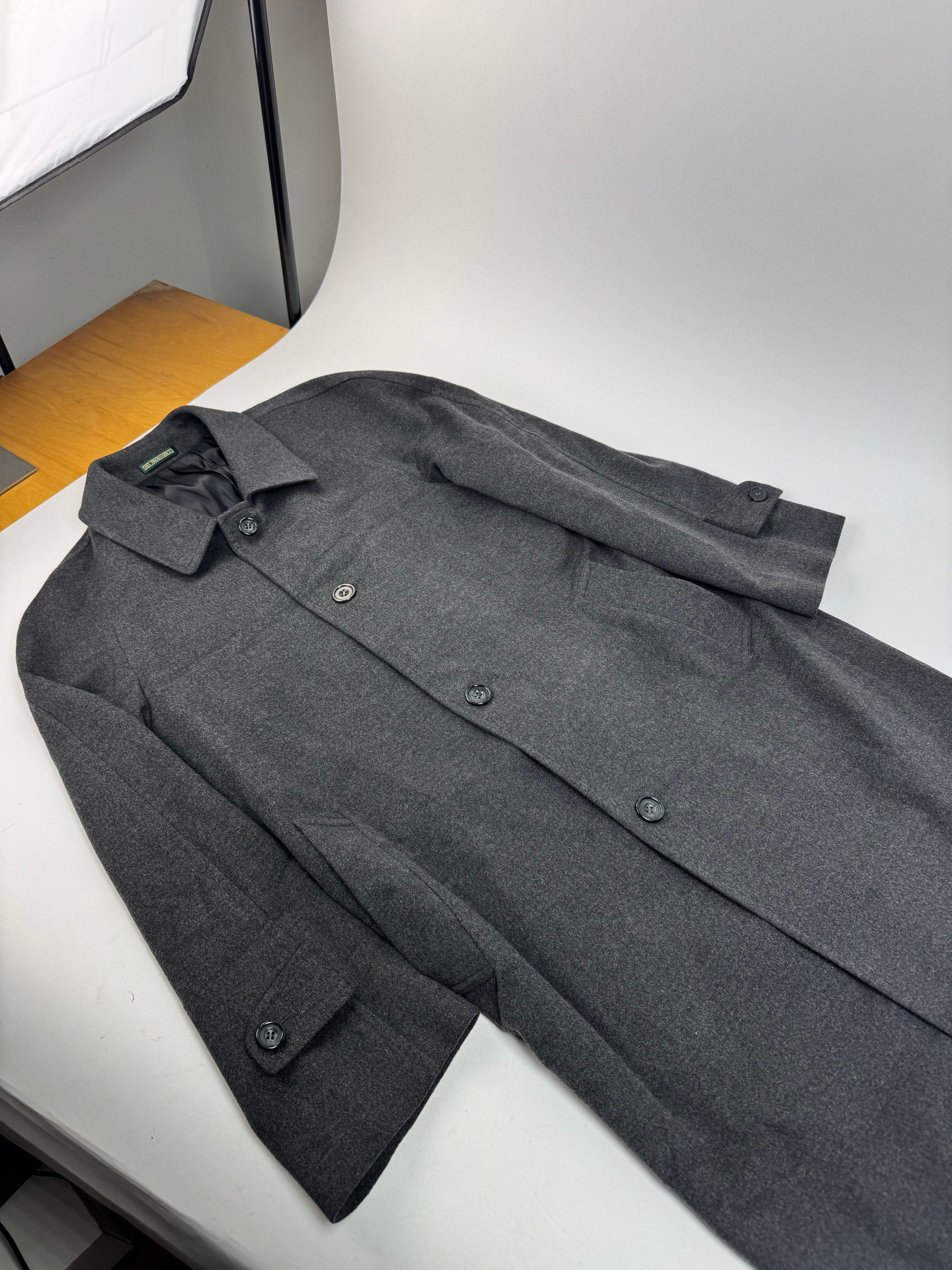 Gucci Vintage Paolo Cashmere Trenchcoat M/L anthracite Size US L / EU 52-54 / 3 - 4 Thumbnail