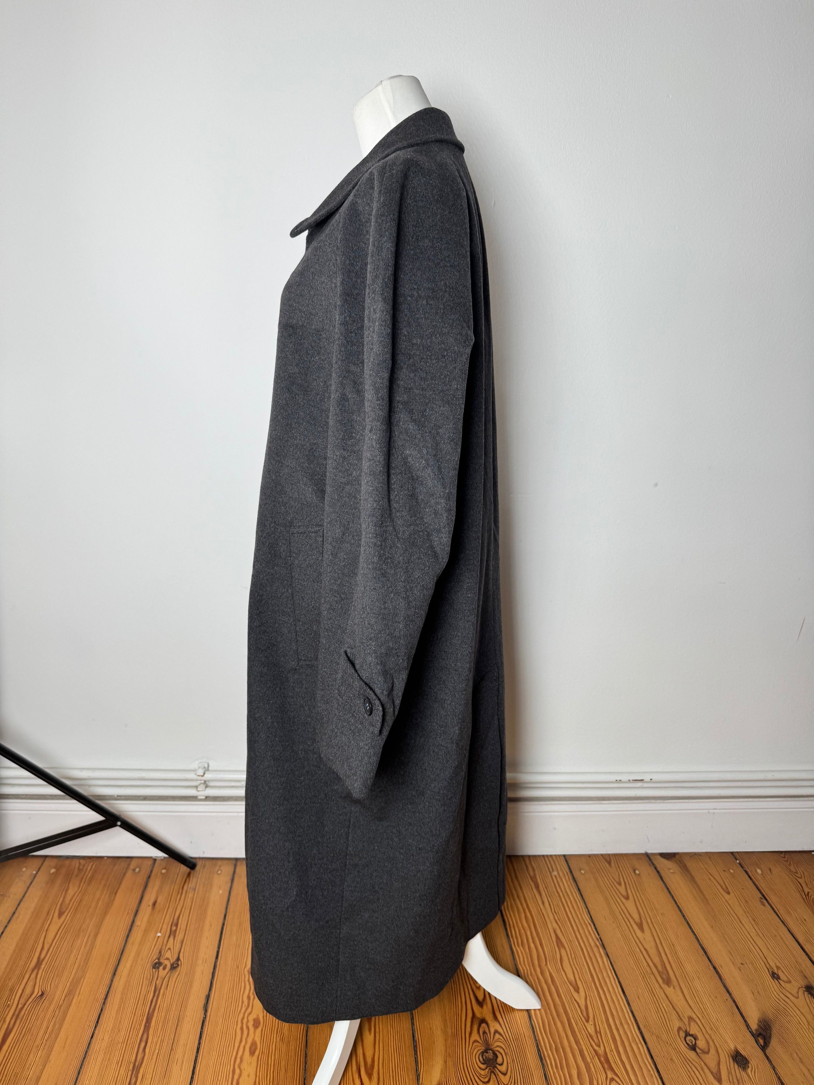 Gucci Vintage Paolo Cashmere Trenchcoat M/L anthracite Size US L / EU 52-54 / 3 - 2 Thumbnail
