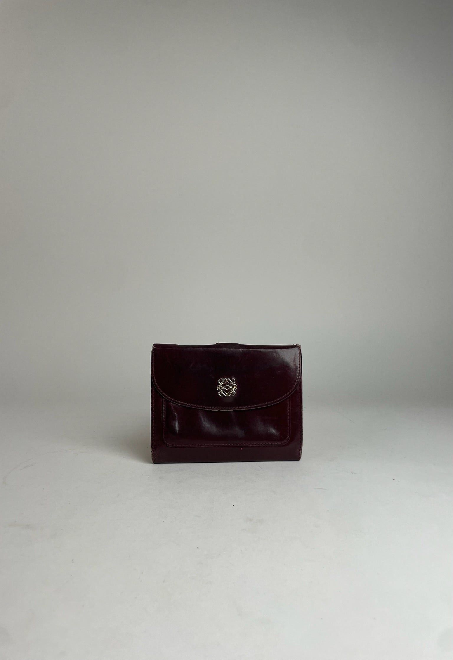 Loewe Vintage Madrid Leather Wallet Purple Size ONE SIZE - 7 Thumbnail