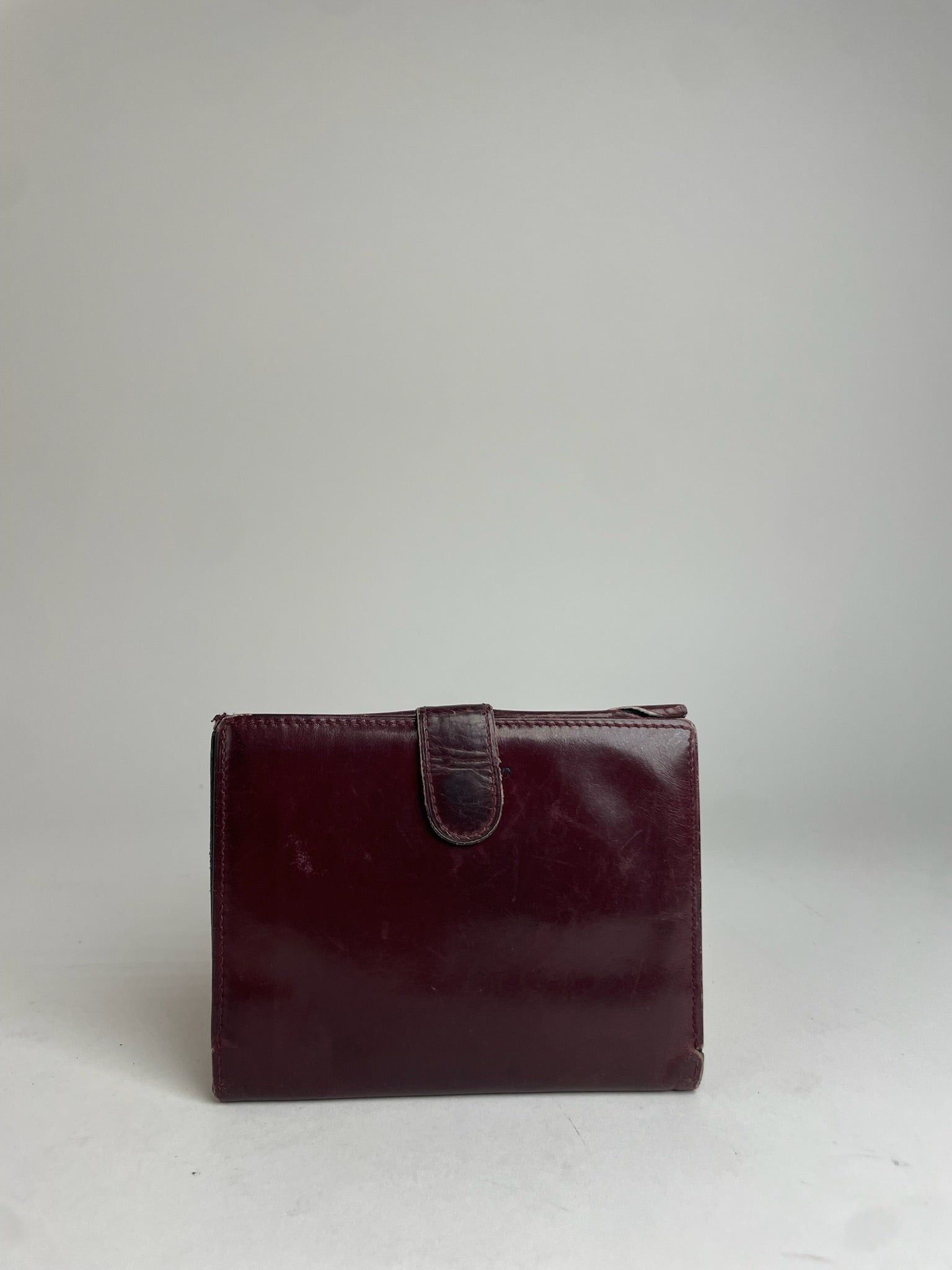 Loewe Vintage Madrid Leather Wallet Purple Size ONE SIZE - 2 Thumbnail