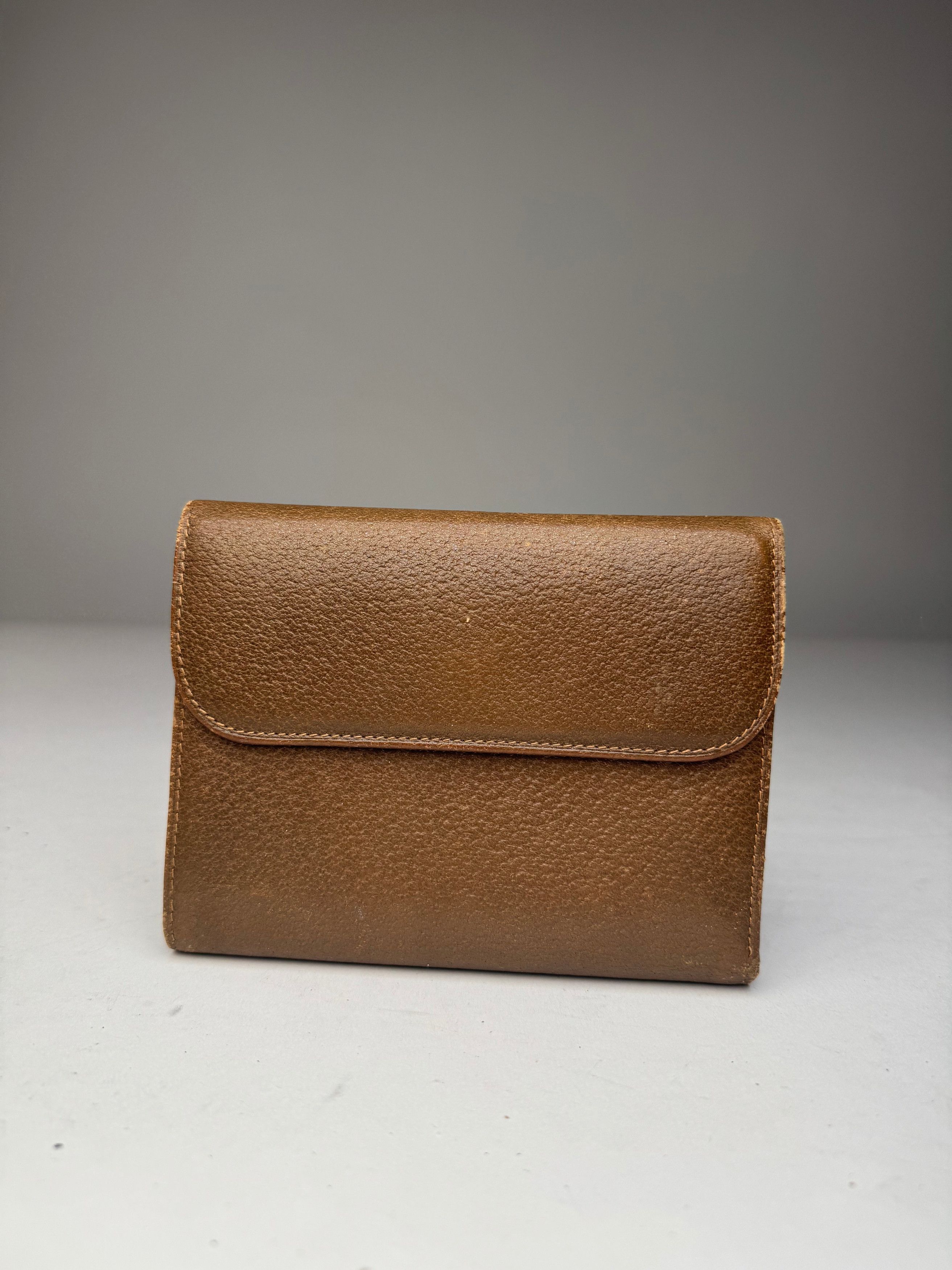 Gucci Vintage Leather Wallet Brown Size ONE SIZE - 7 Thumbnail