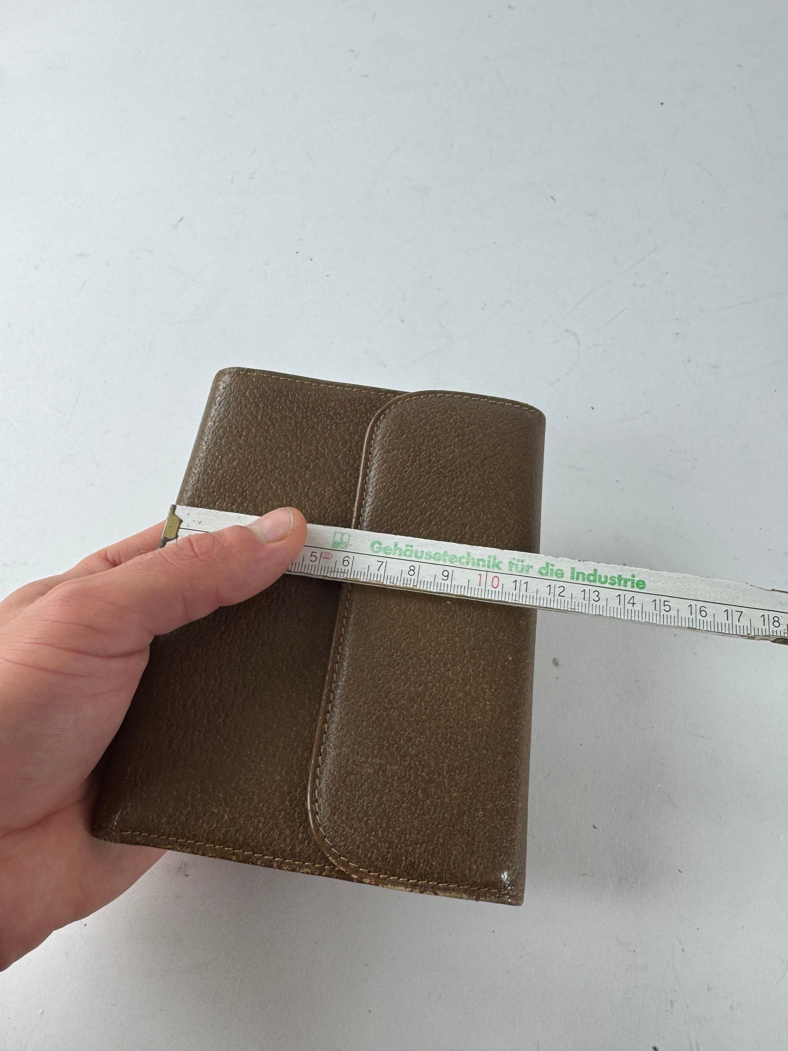 Gucci Vintage Leather Wallet Brown Size ONE SIZE - 11 Thumbnail