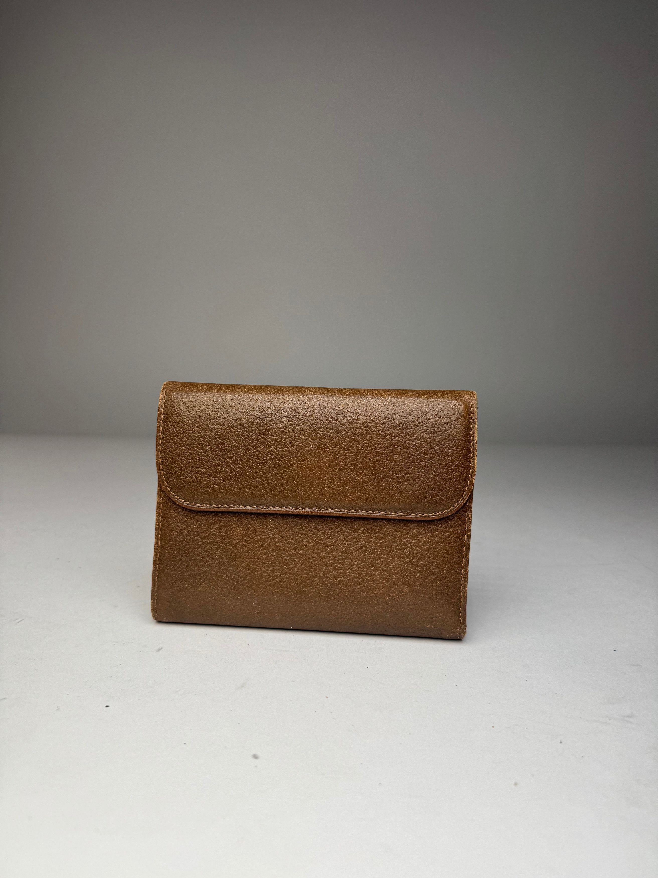Gucci Vintage Leather Wallet Brown Size ONE SIZE - 12 Thumbnail