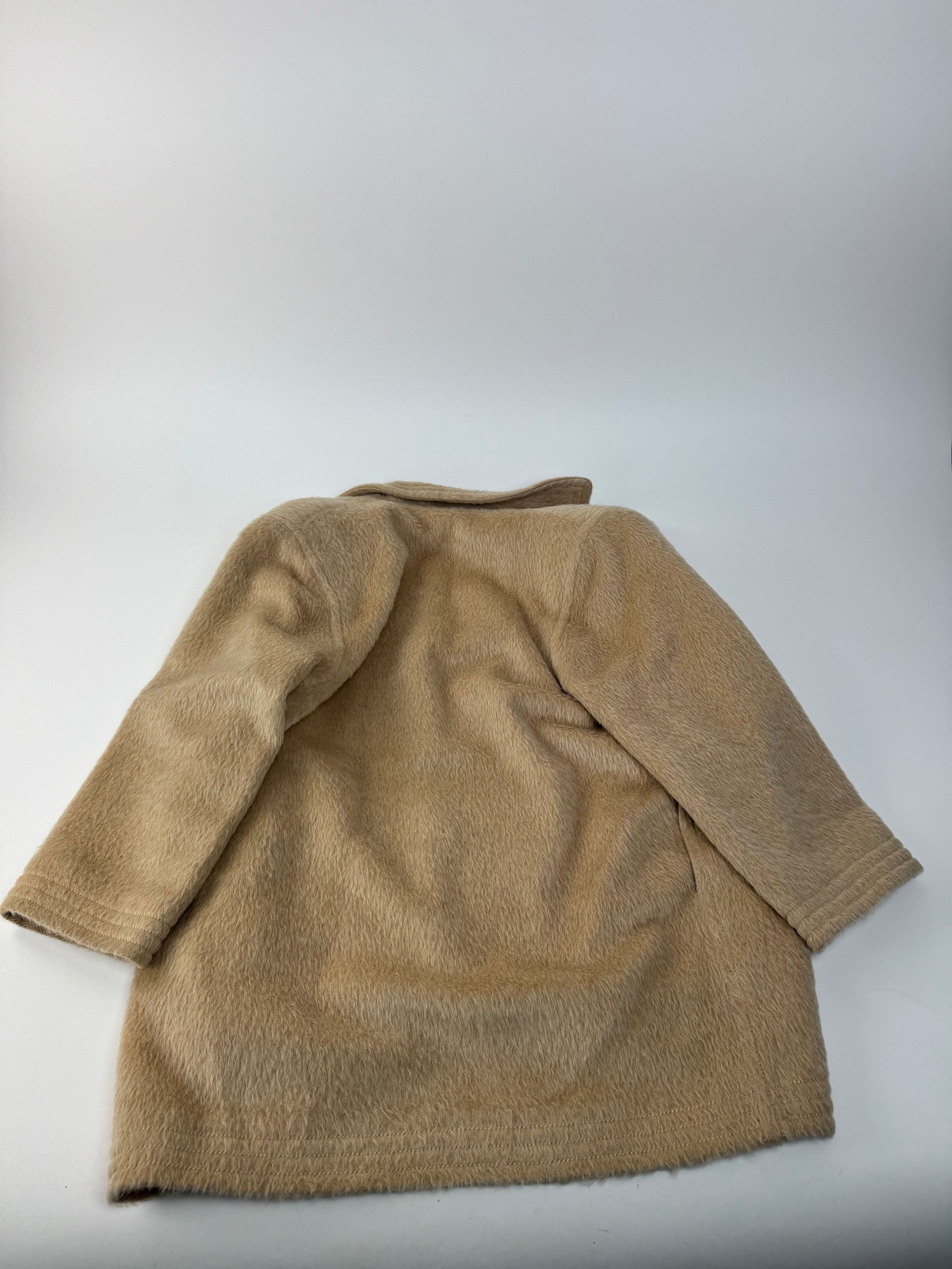 Givenchy Vintage Lama Hair Coat Beige M/L Size S / US 4 / IT 40 - 8 Thumbnail