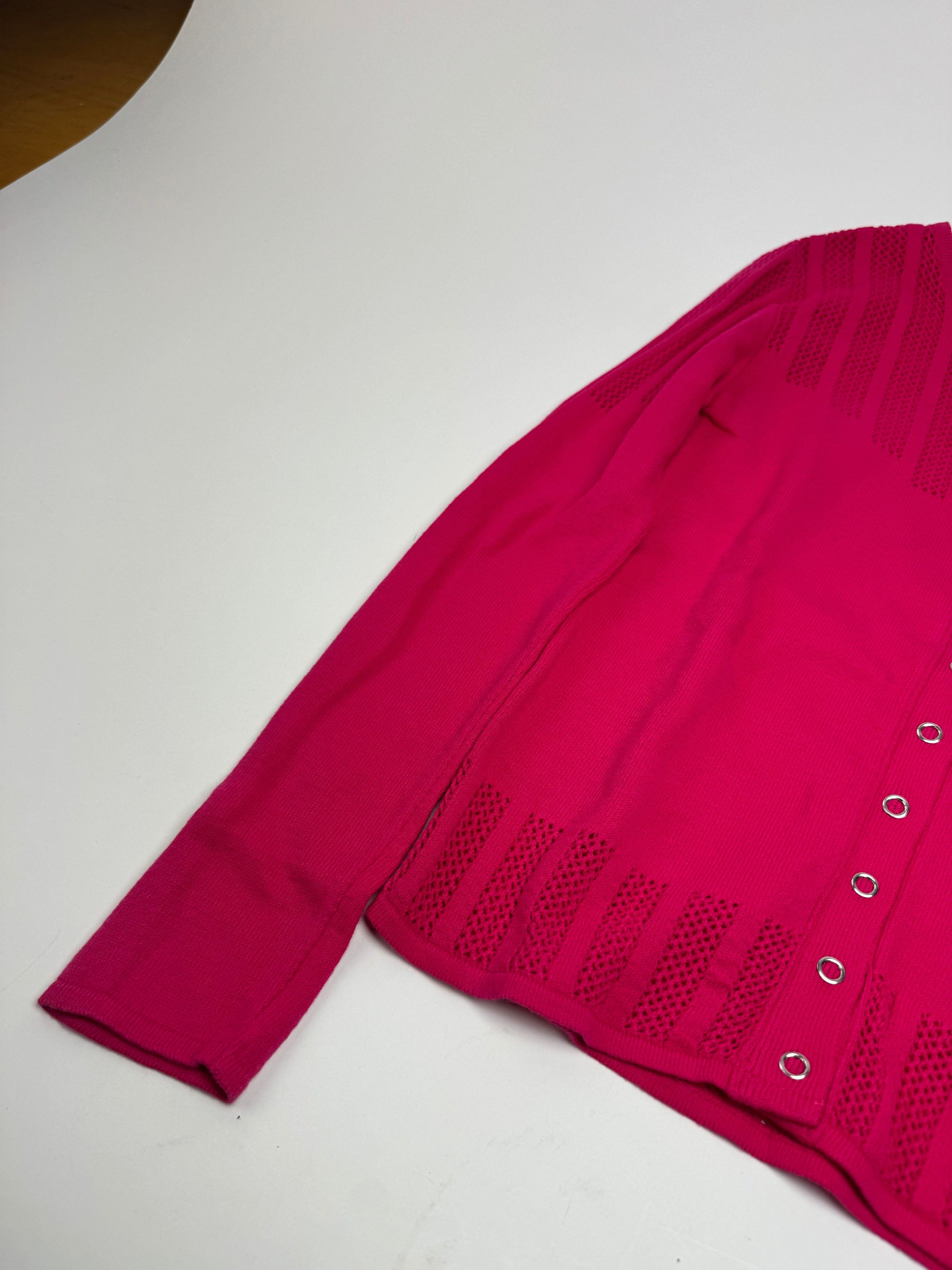 Versace Vintage Sweater Pink M Size M / US 6-8 / IT 42-44 - 7 Thumbnail