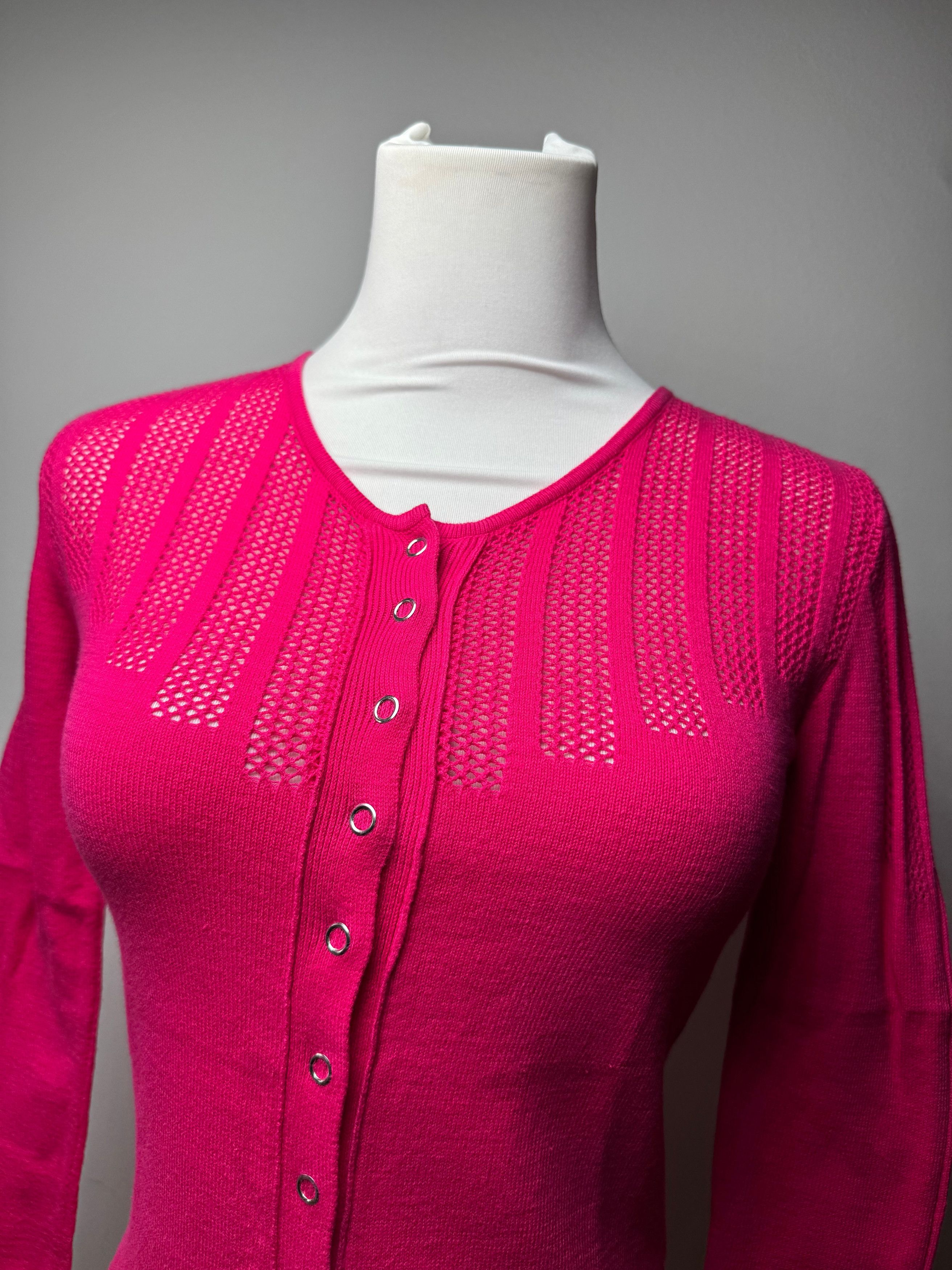 Versace Vintage Sweater Pink M Size M / US 6-8 / IT 42-44 - 11 Thumbnail