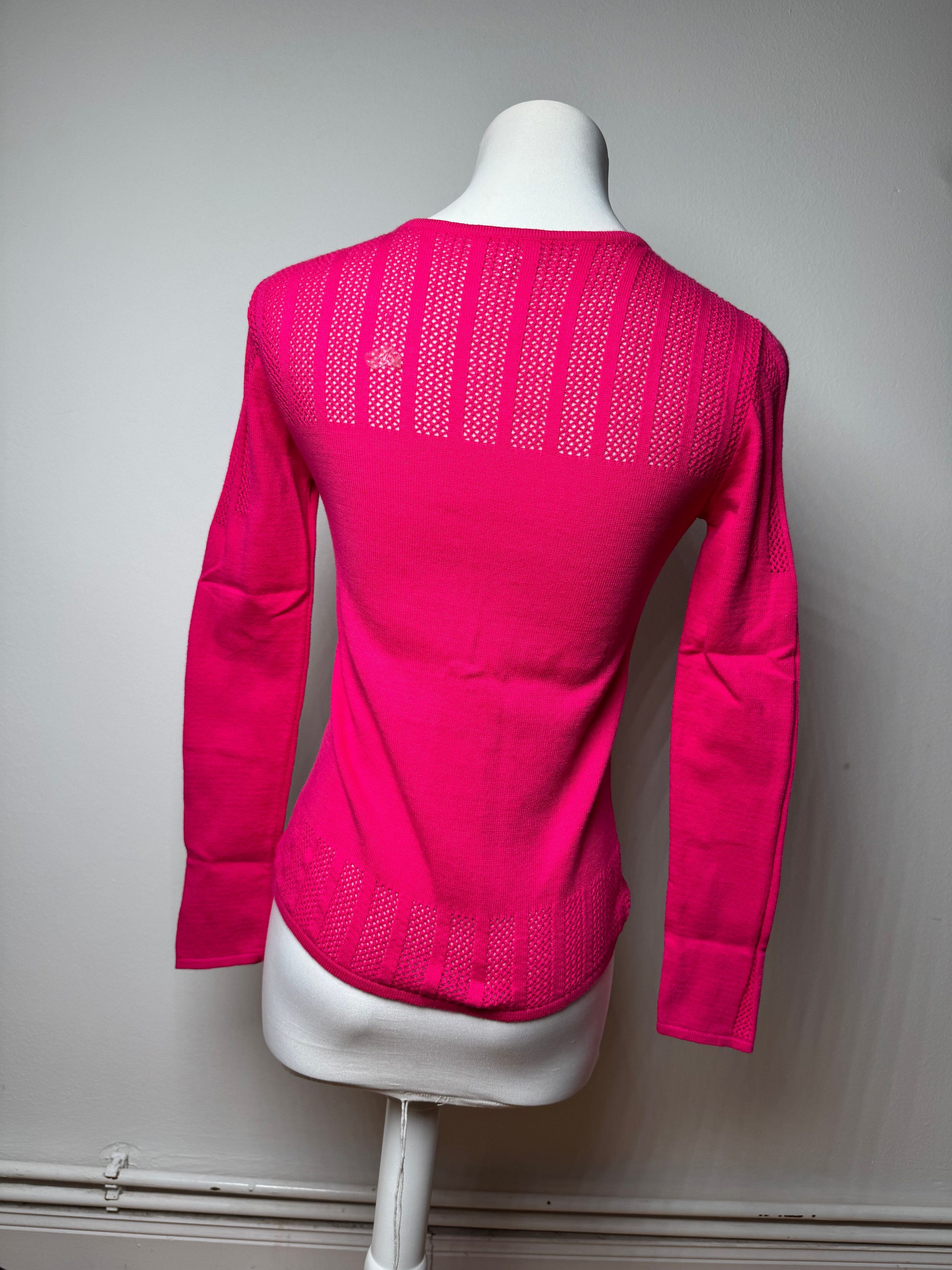 Versace Vintage Sweater Pink M Size M / US 6-8 / IT 42-44 - 12 Thumbnail