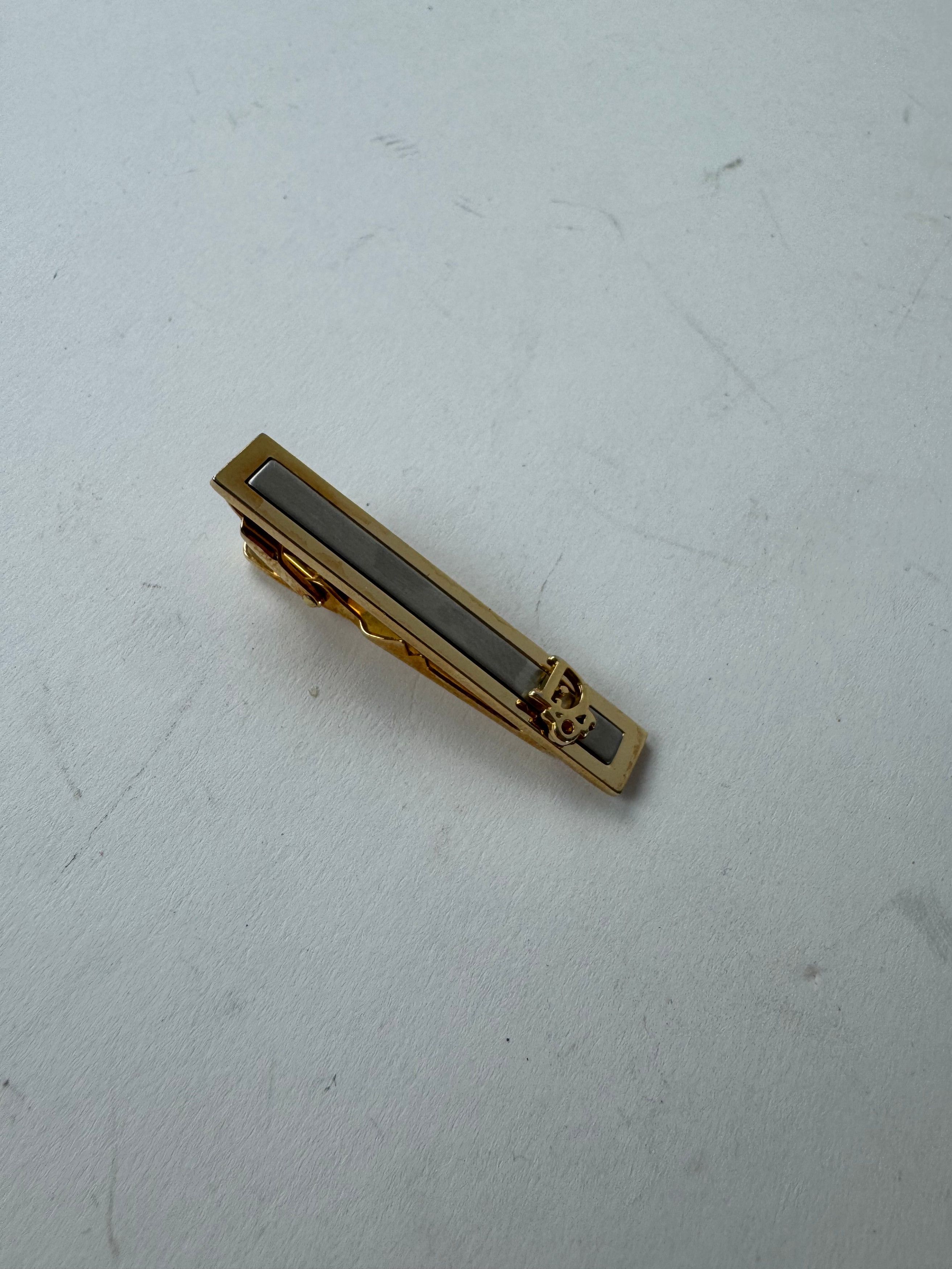 Dior Vintage Metal Clamp Silver Gold Size ONE SIZE - 6 Thumbnail