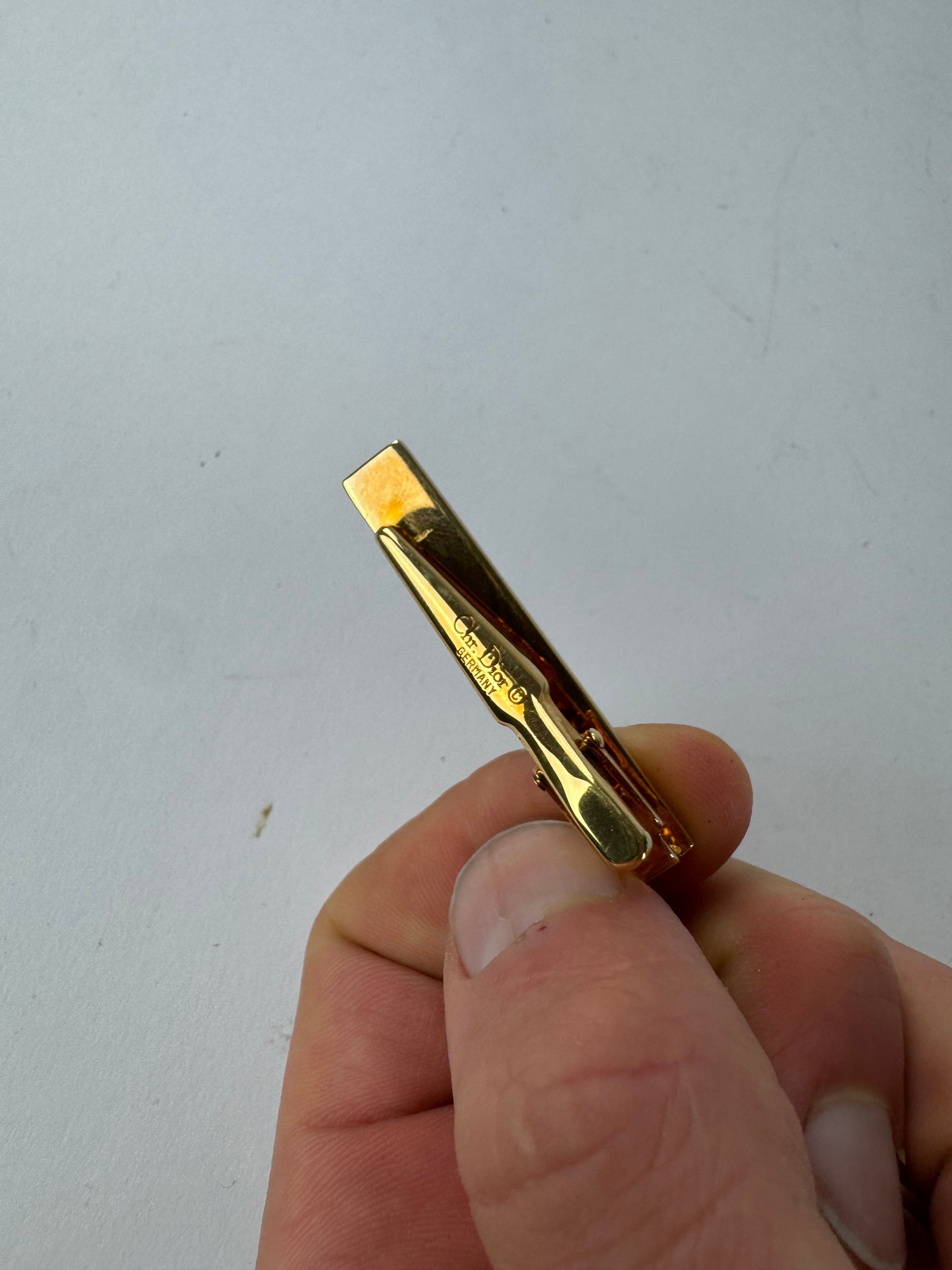 Dior Vintage Metal Clamp Silver Gold Size ONE SIZE - 3 Thumbnail