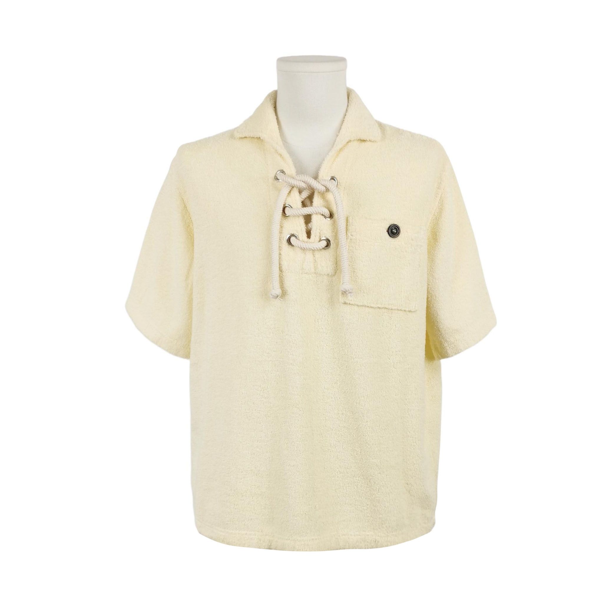 Maison Margiela Maison Margiela M Cotton Collared T-Shirt Size US M / EU 48-50 / 2 - 2 Thumbnail