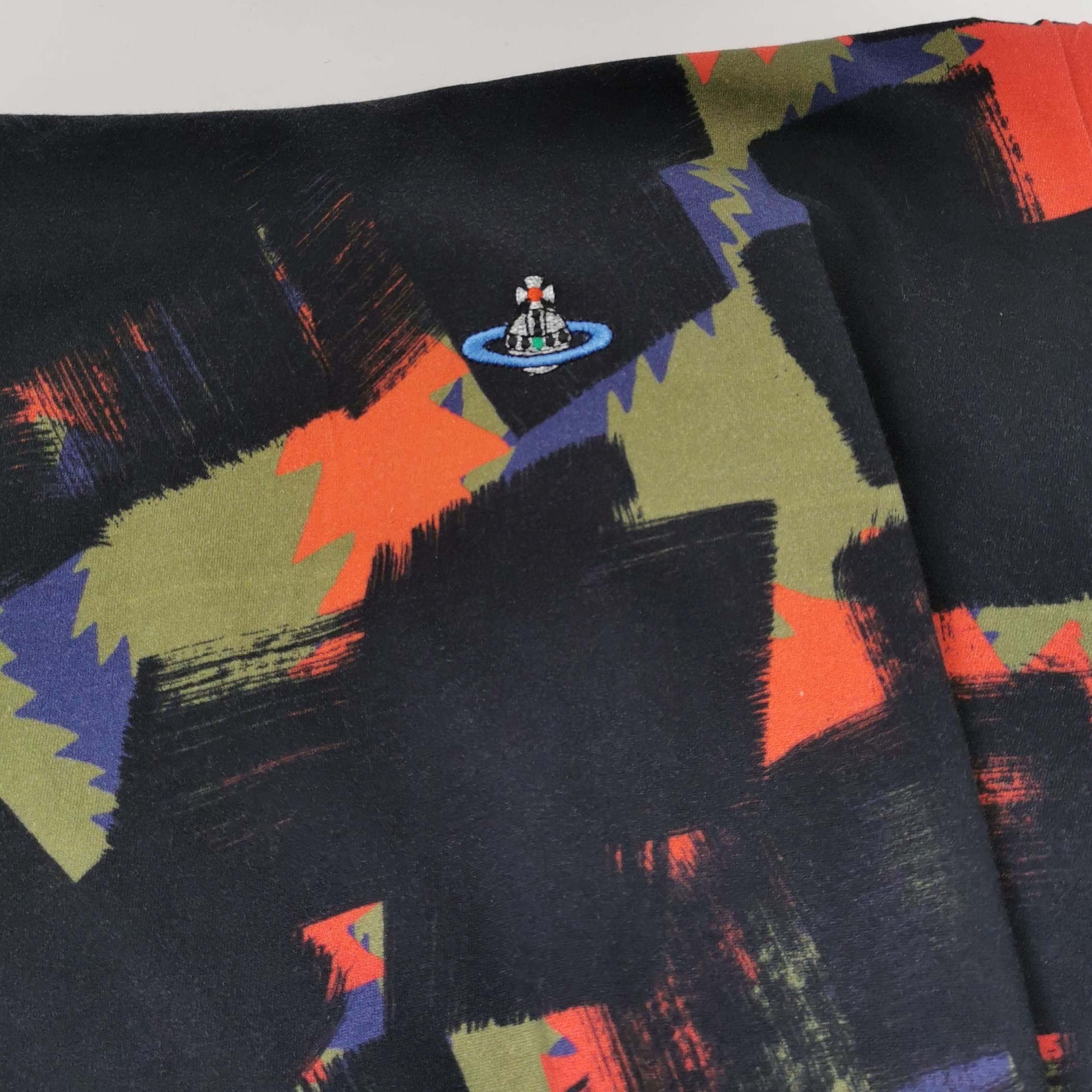 Vivienne Westwood Vivienne Westwood M Cotton Colorblock Logo T-Shirt Size US M / EU 48-50 / 2 - 6 Thumbnail