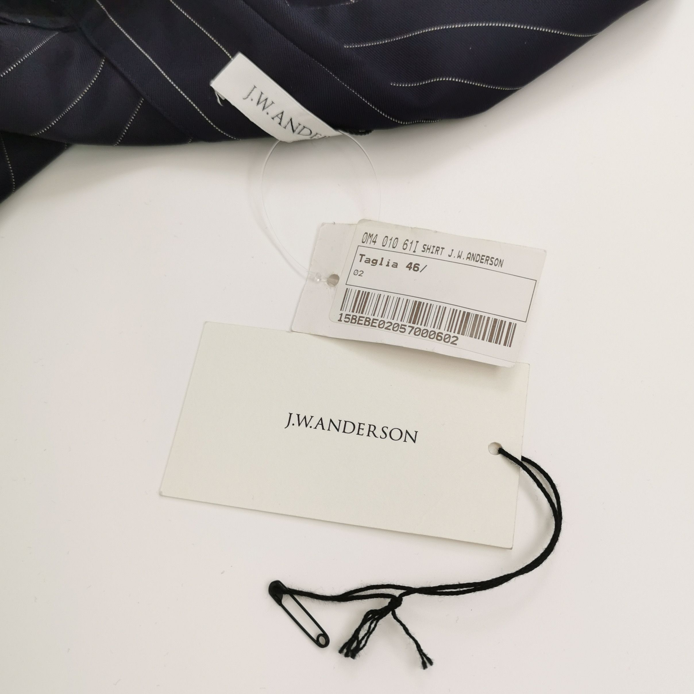 JW Anderson J.W.Anderson Wool Striped Wrap Tailored Pants Size US 30 / EU 46 - 6 Thumbnail
