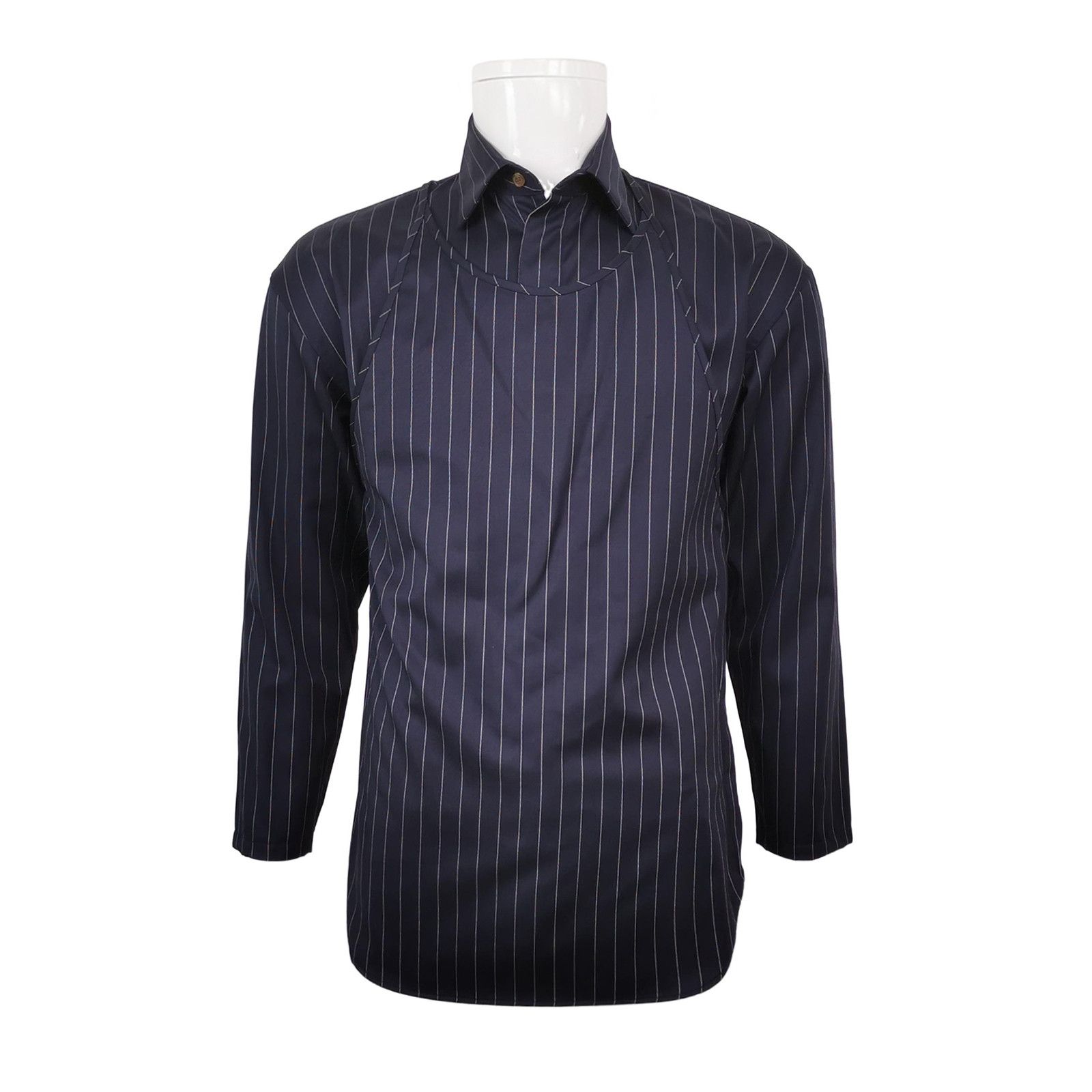 JW Anderson J.W.Anderson Wool Striped Wrap Tailored Pants Size US 30 / EU 46 - 2 Thumbnail