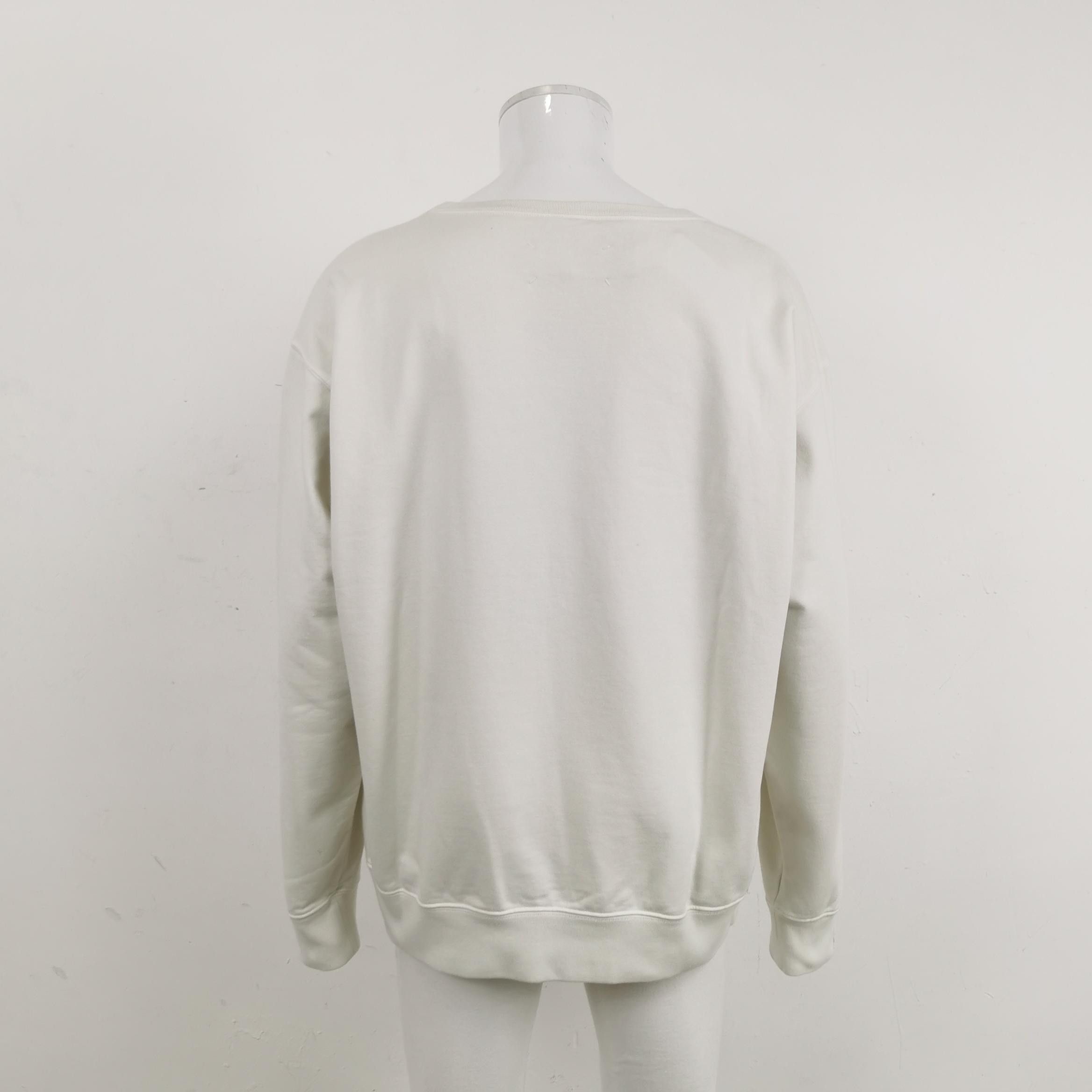Maison Margiela Maison Margiela Cotton Crewneck Logo Sweatshirt M Size US L / EU 52-54 / 3 - 5 Thumbnail