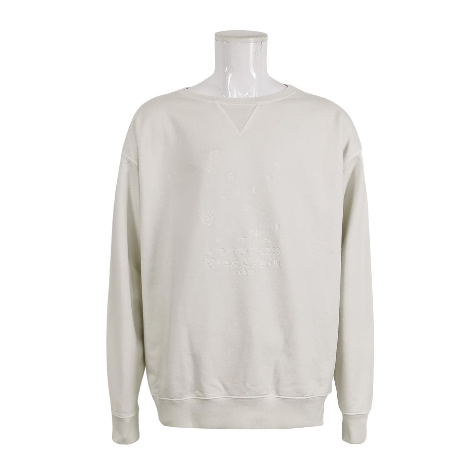Maison Margiela Maison Margiela Cotton Crewneck Logo Sweatshirt M Size US L / EU 52-54 / 3 - 4 Thumbnail