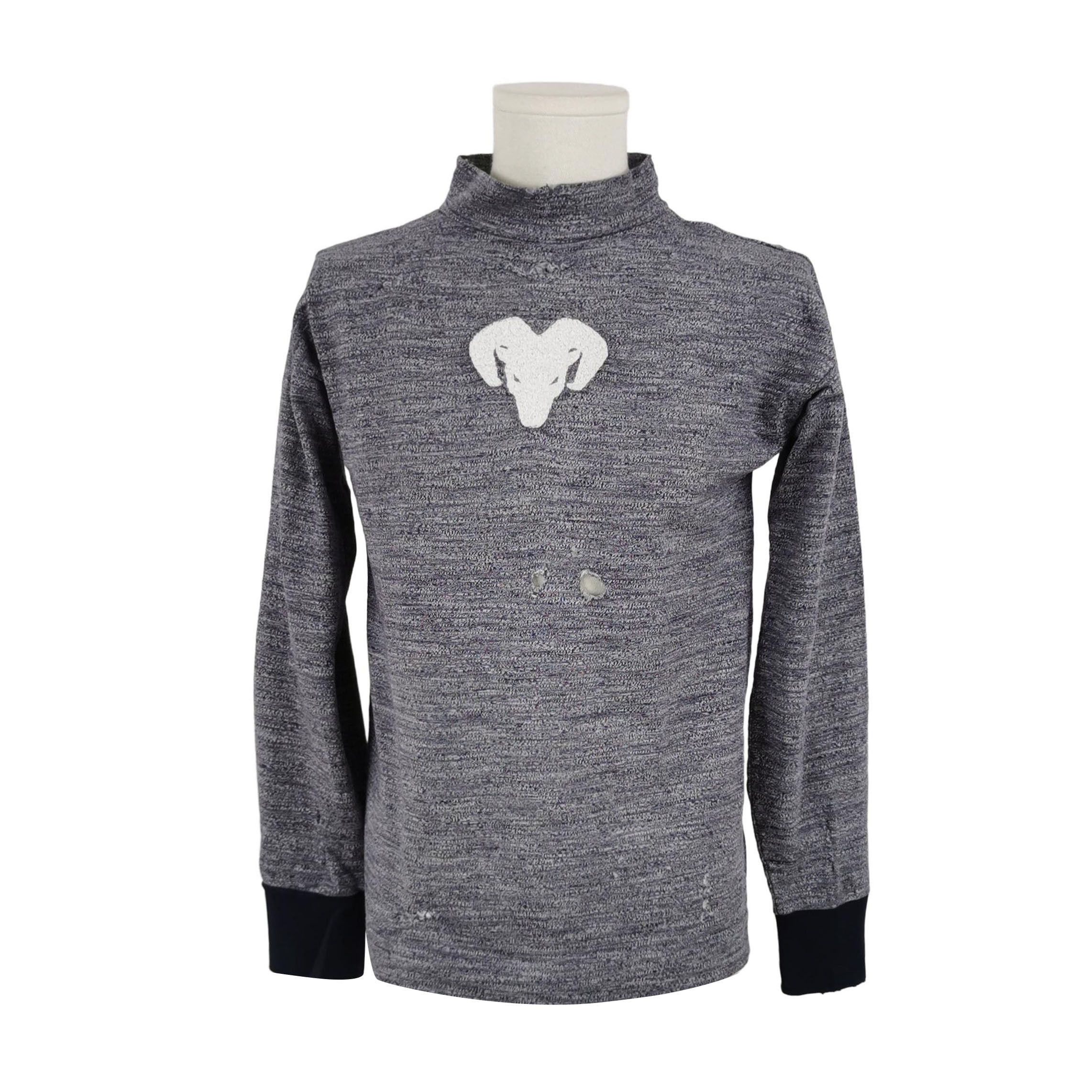 Maison Margiela Maison Margiela Cotton Colorblock Sweatshirt Size 46 Size US XXL / EU 58 / 5 - 2 Thumbnail