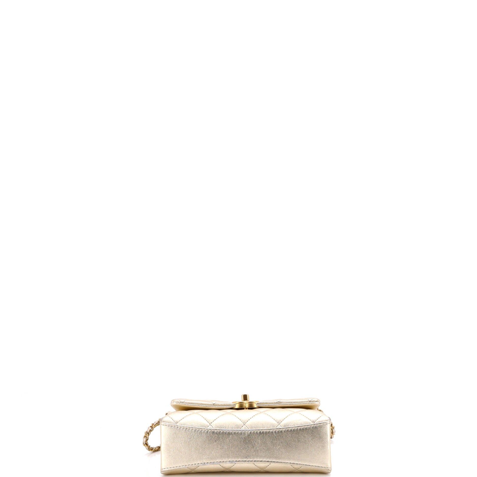 Chanel Chic Pearls Handle Flap Bag Size ONE SIZE - 4 Thumbnail