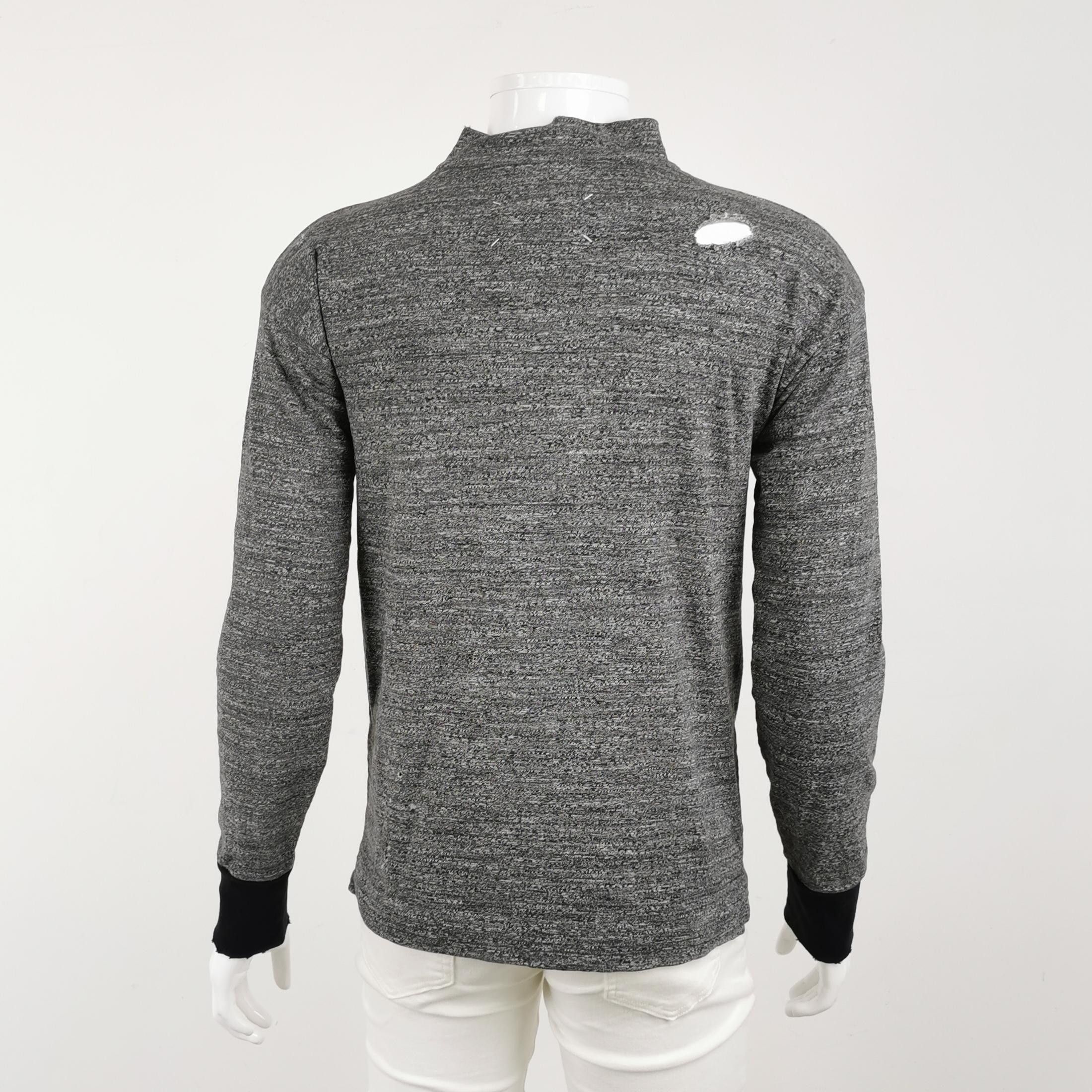 Maison Margiela Maison Margiela Cotton Colorblock Crewneck Sweatshirt 46 Size US S / EU 44-46 / 1 - 7 Thumbnail
