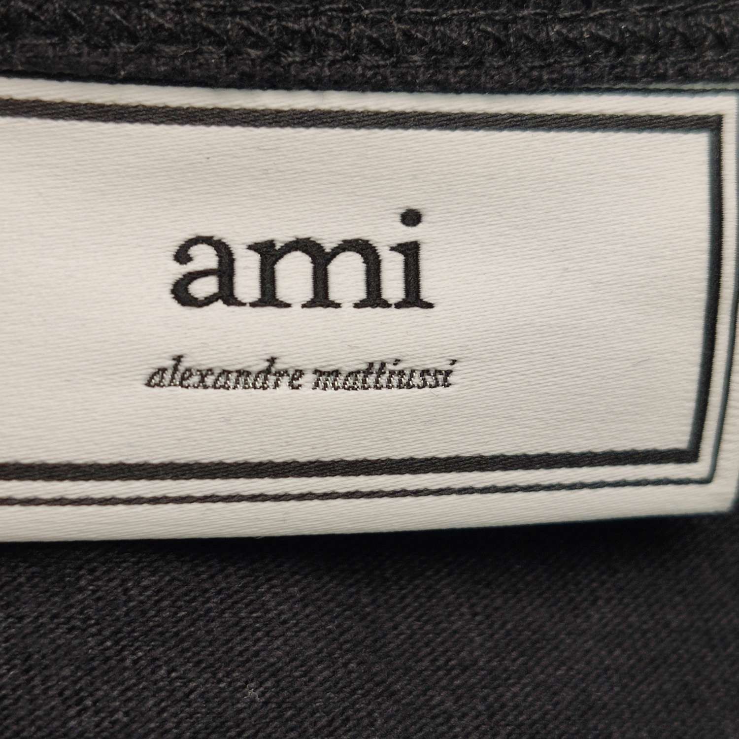 AMI AM Alexandre Mattiussi S Cotton Logo Crewneck T-Shirt Size US M / EU 48-50 / 2 - 12 Thumbnail