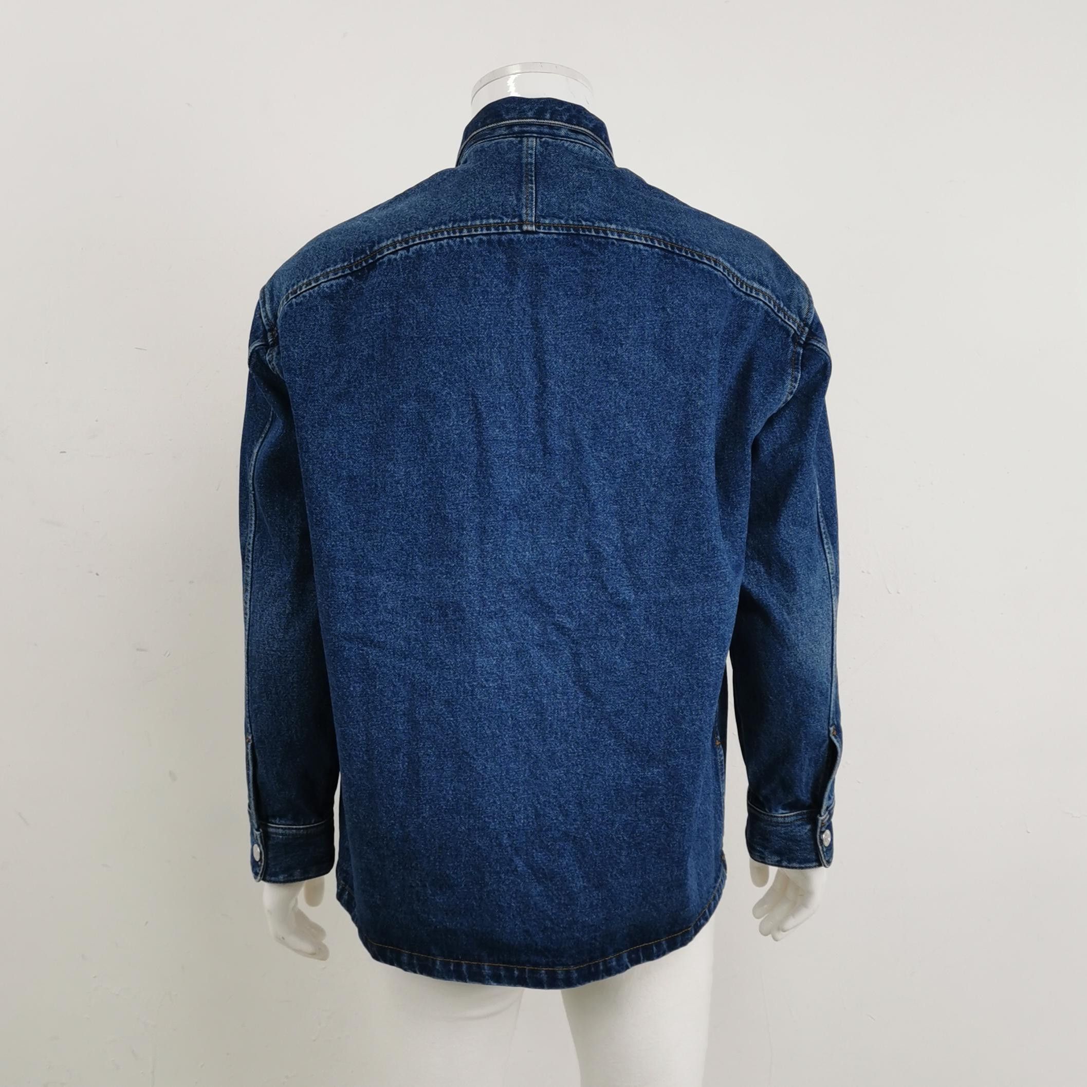 AMI Alexandre Mattiussi Denim Jacket Heart Logo S Size US S / EU 44-46 / 1 - 4 Thumbnail