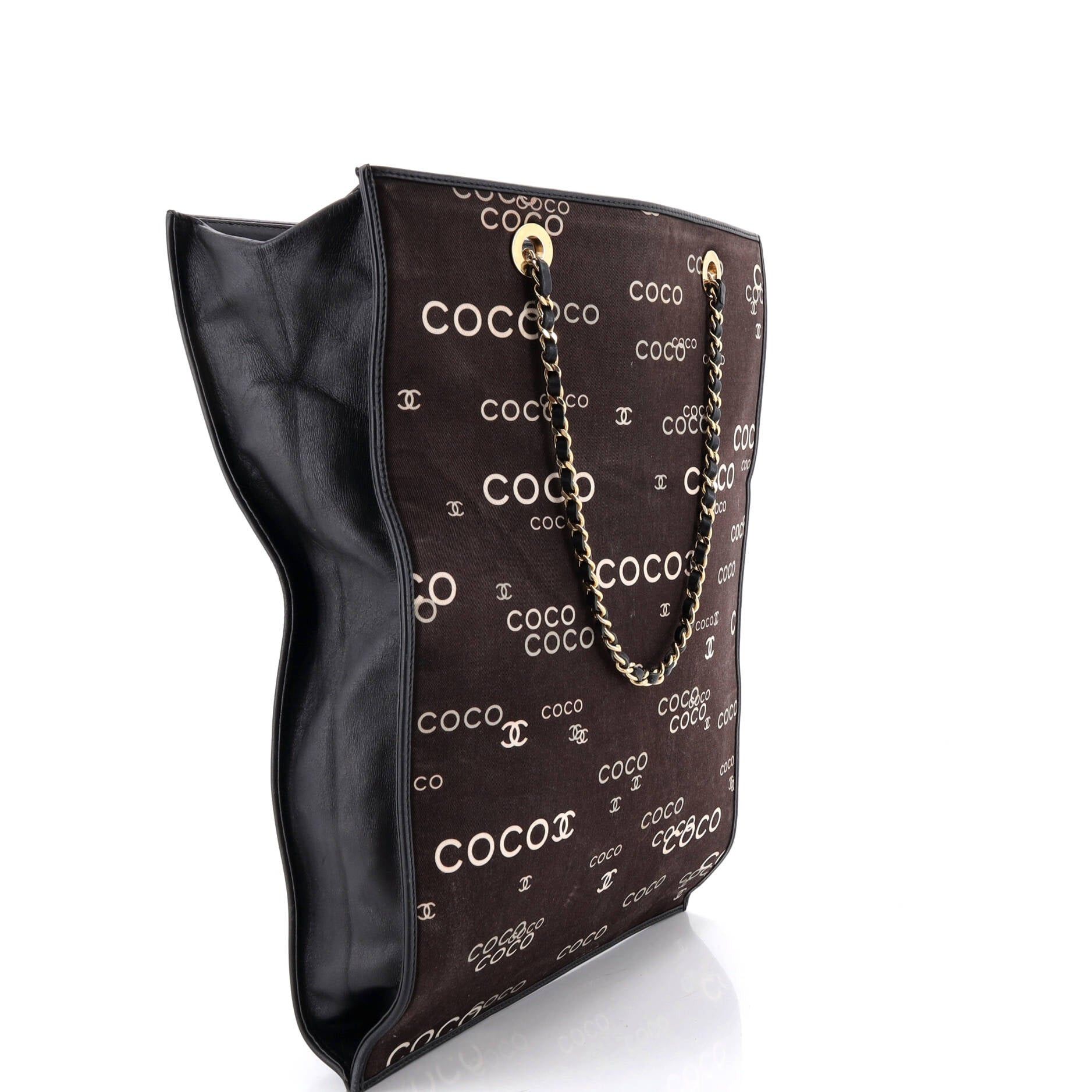Chanel Vintage Coco Chain Shopping Tote Size ONE SIZE - 2 Thumbnail